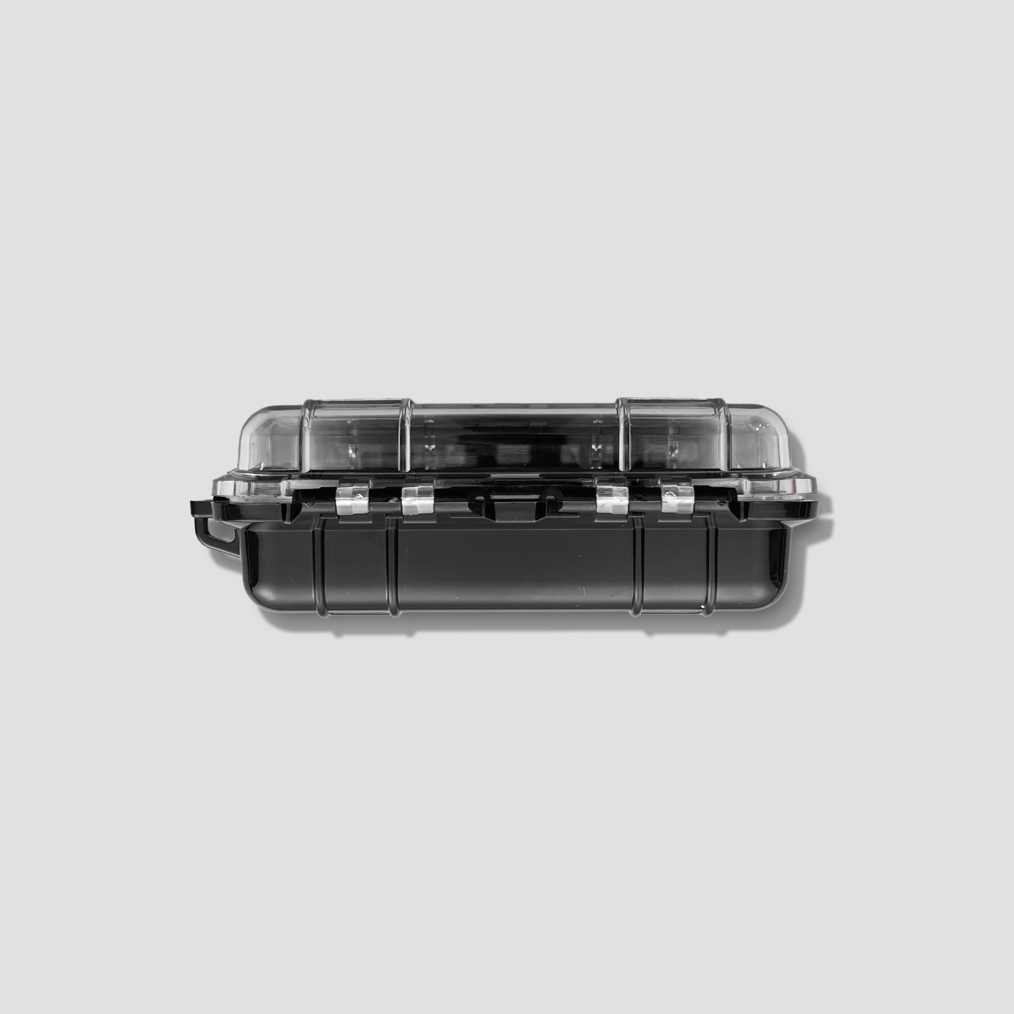 Interior view of the waterproof case, highlighting customizable foam padding designed for analog cameras.