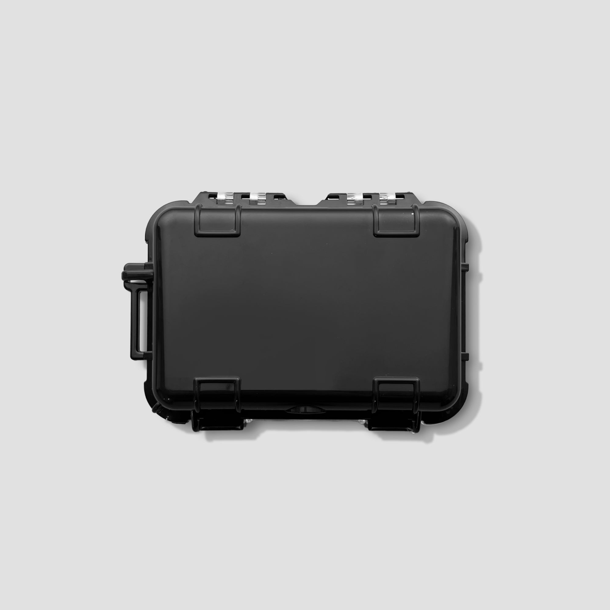 Premium waterproof case for analog cameras, showcasing the durable exterior and secure locking mechanism.