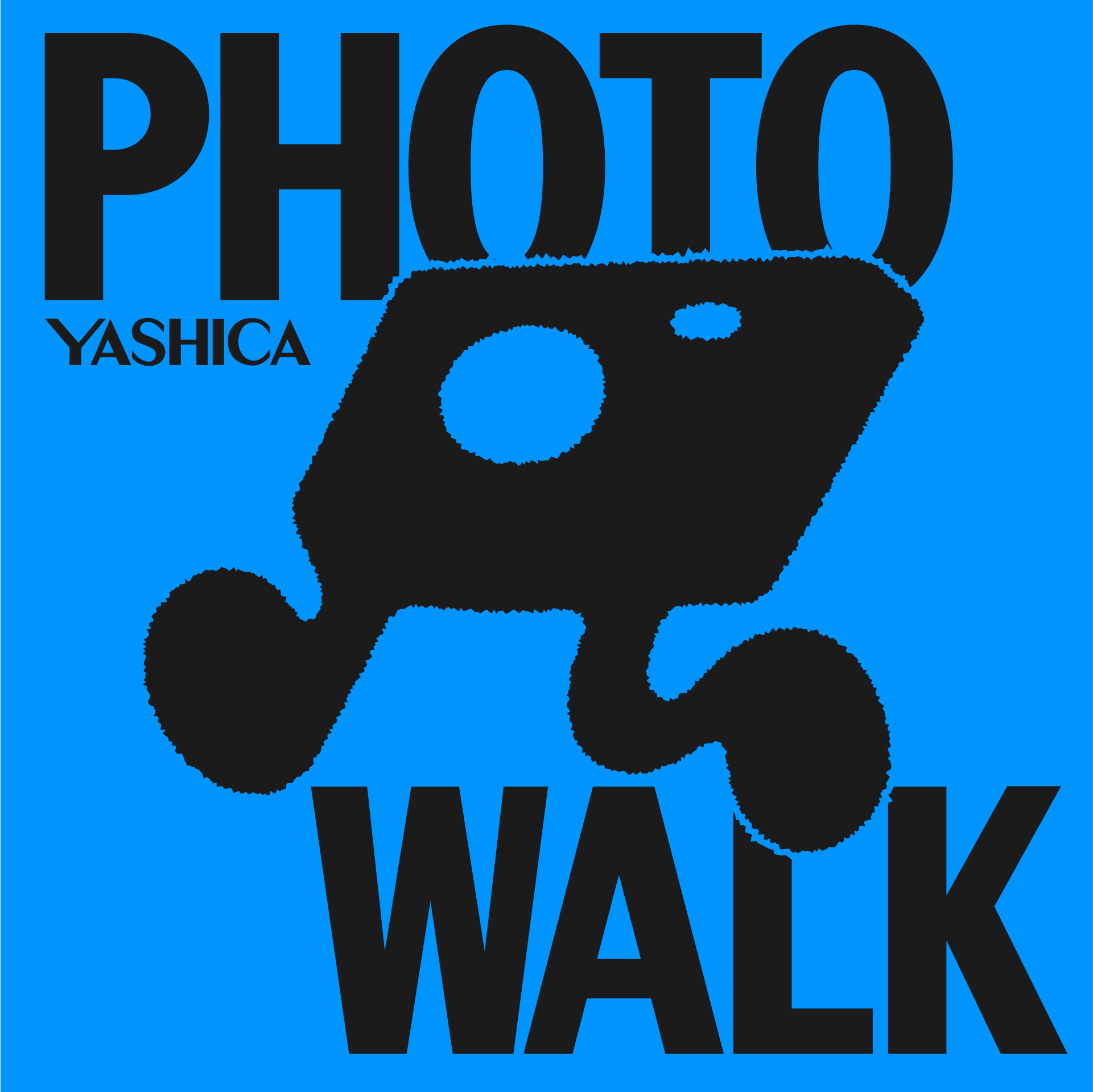 A group of photographers enjoying a photo walk in Amsterdam with Yashica film.