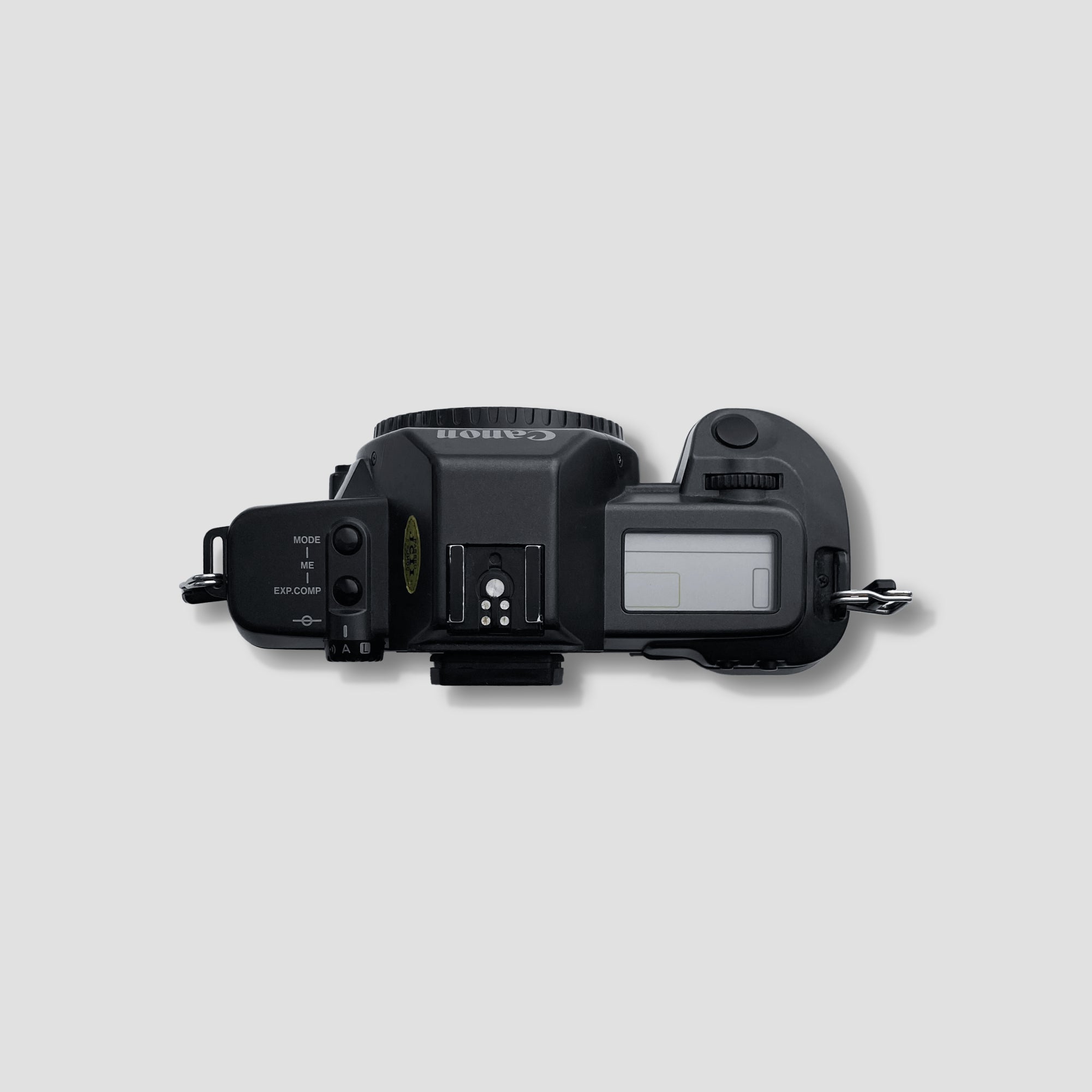 Back view of Canon EOS 600 showing controls and display
