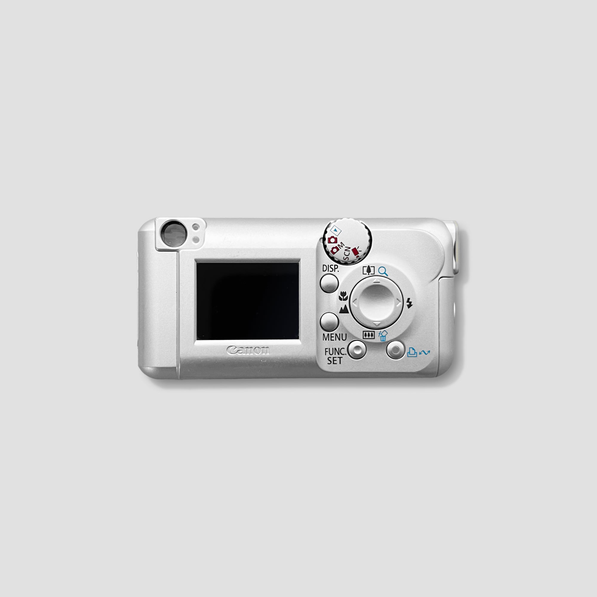 Canon PowerShot A410 in use at a casual outdoor event, capturing vibrant moment.