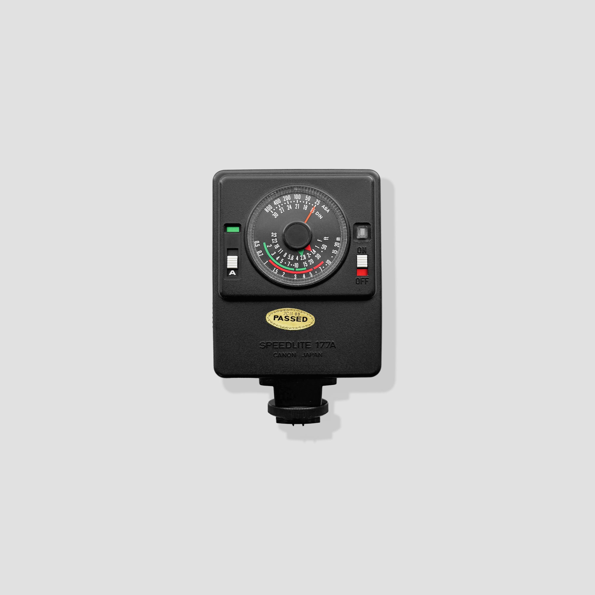 Automatic exposure control feature of the Canon Speedlite 177A enabling balanced flash photography.