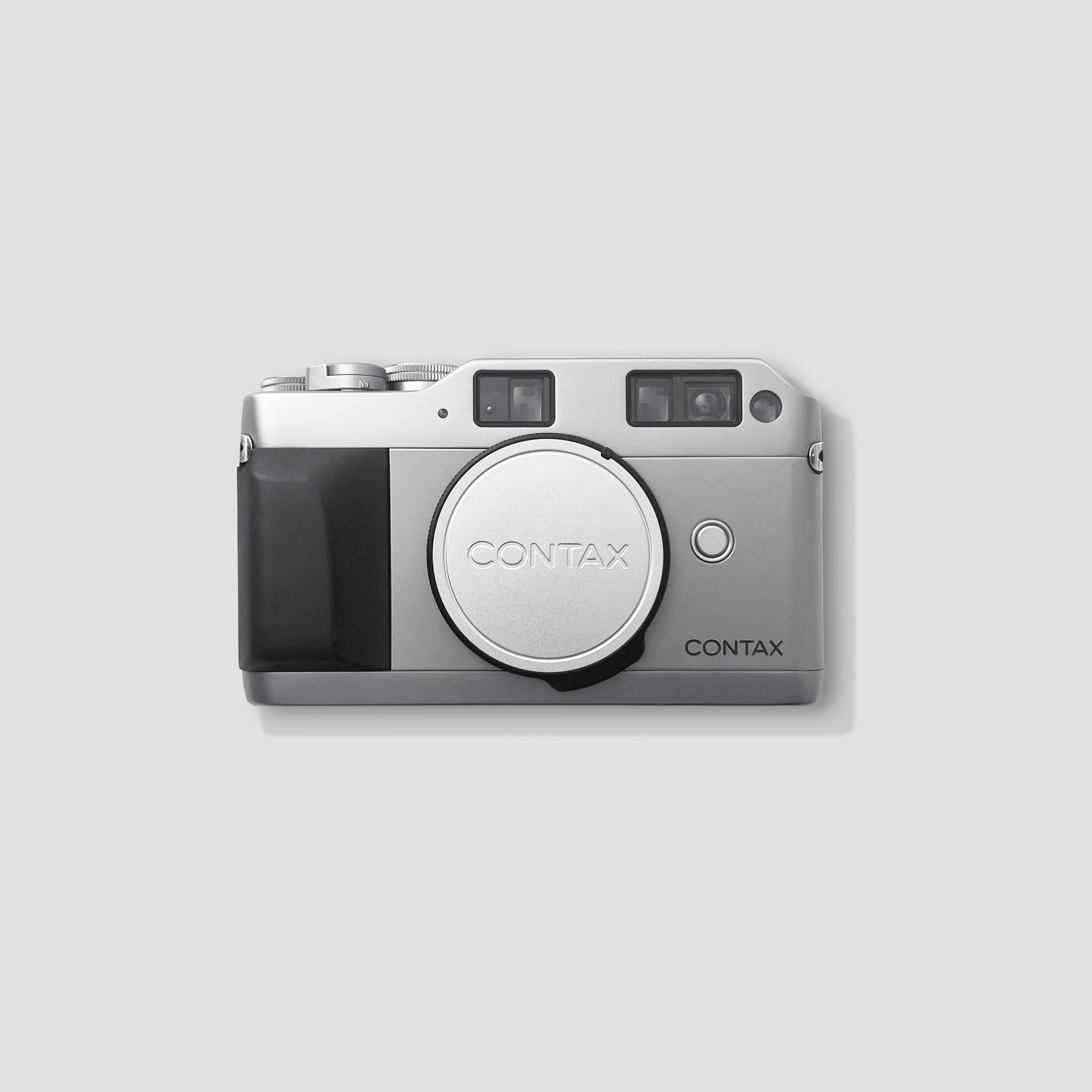 Contax G1 rangefinder camera featuring sleek design and autofocus mechanism.
