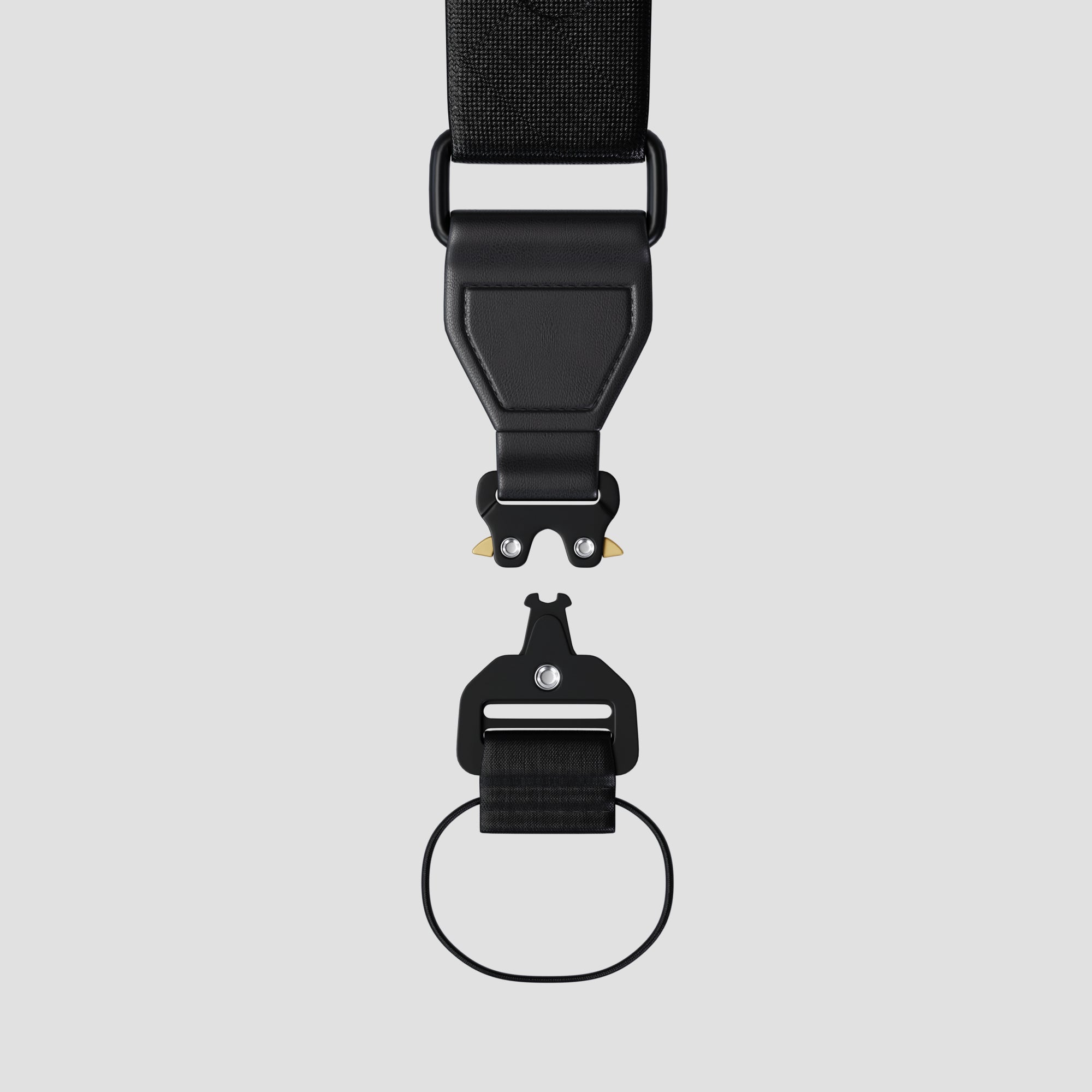 Photographer wearing the cross body camera strap while capturing outdoor shots