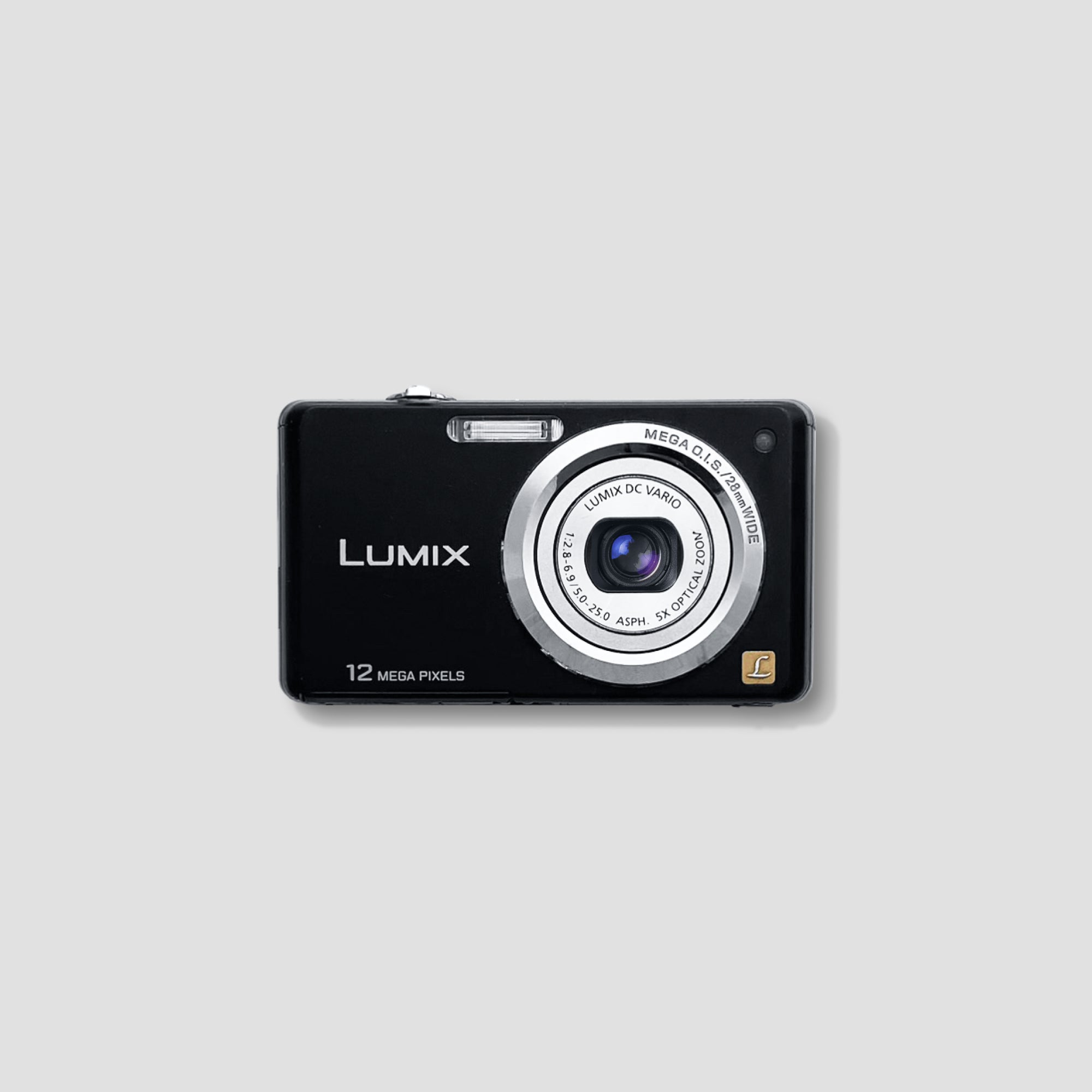 Panasonic Lumix DMC-FS10 front view highlighting its compact design for everyday photography