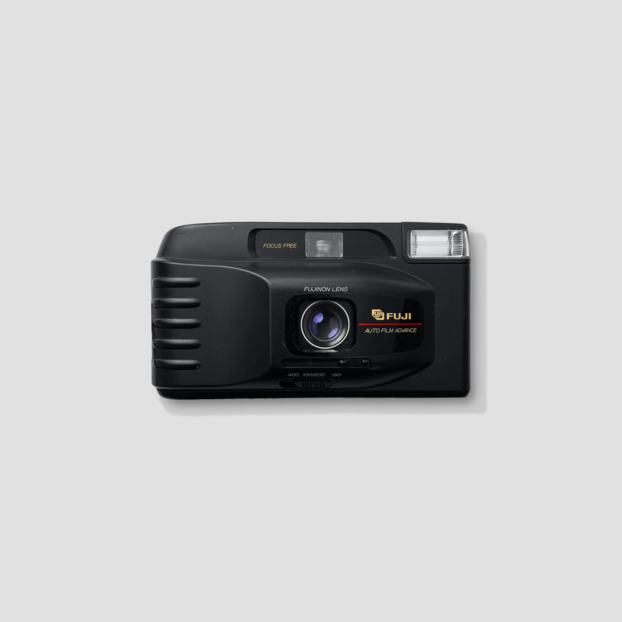 Front view of Fuji DL 15 compact digital camera showing its 35mm lens