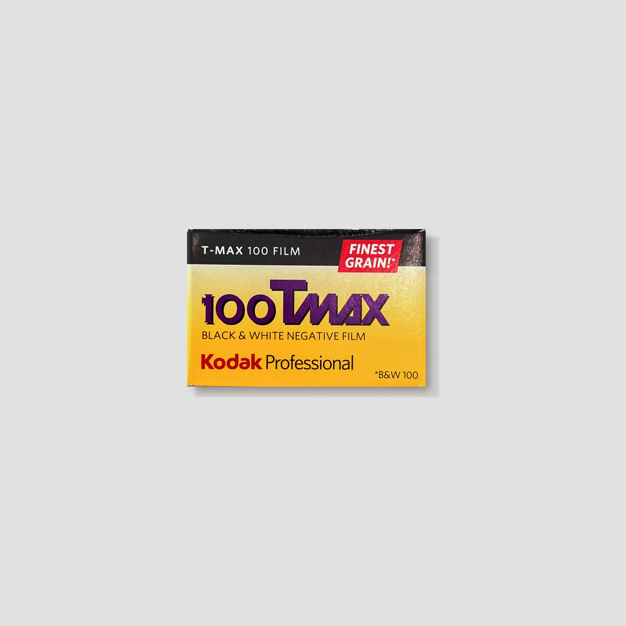 Kodak T-Max 100 black and white film roll for professional photography