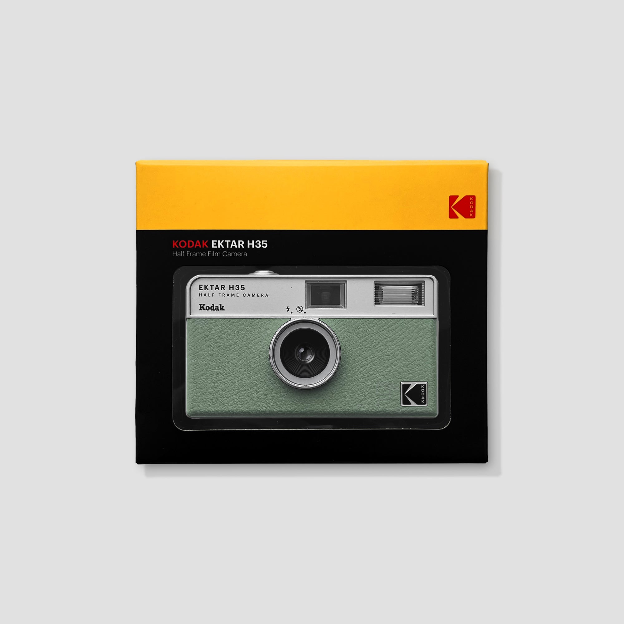 Kodak Ektar H35 compact camera in hand showcasing its lightweight design and colorful options.