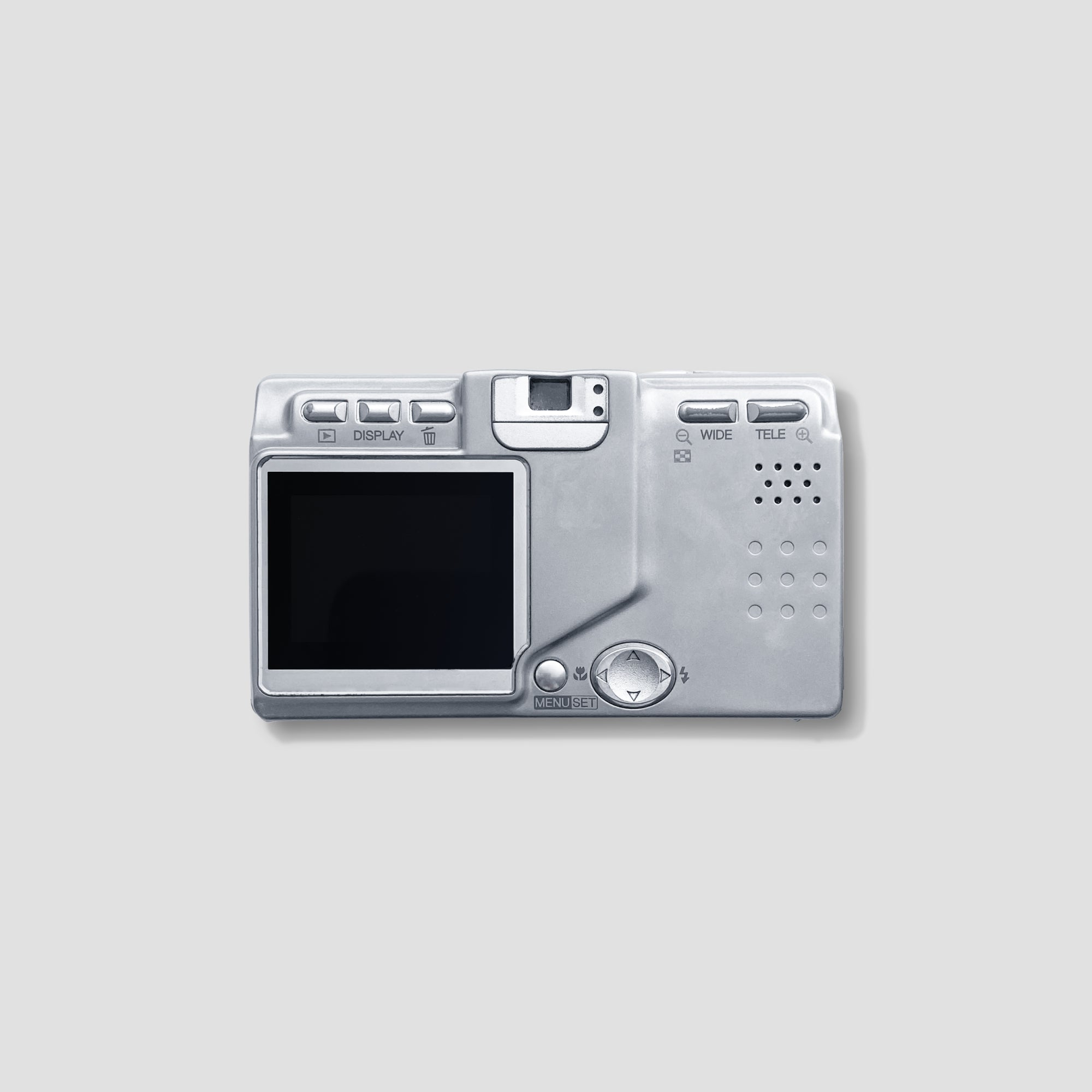 Close-up of the Minolta G600s lens and controls
