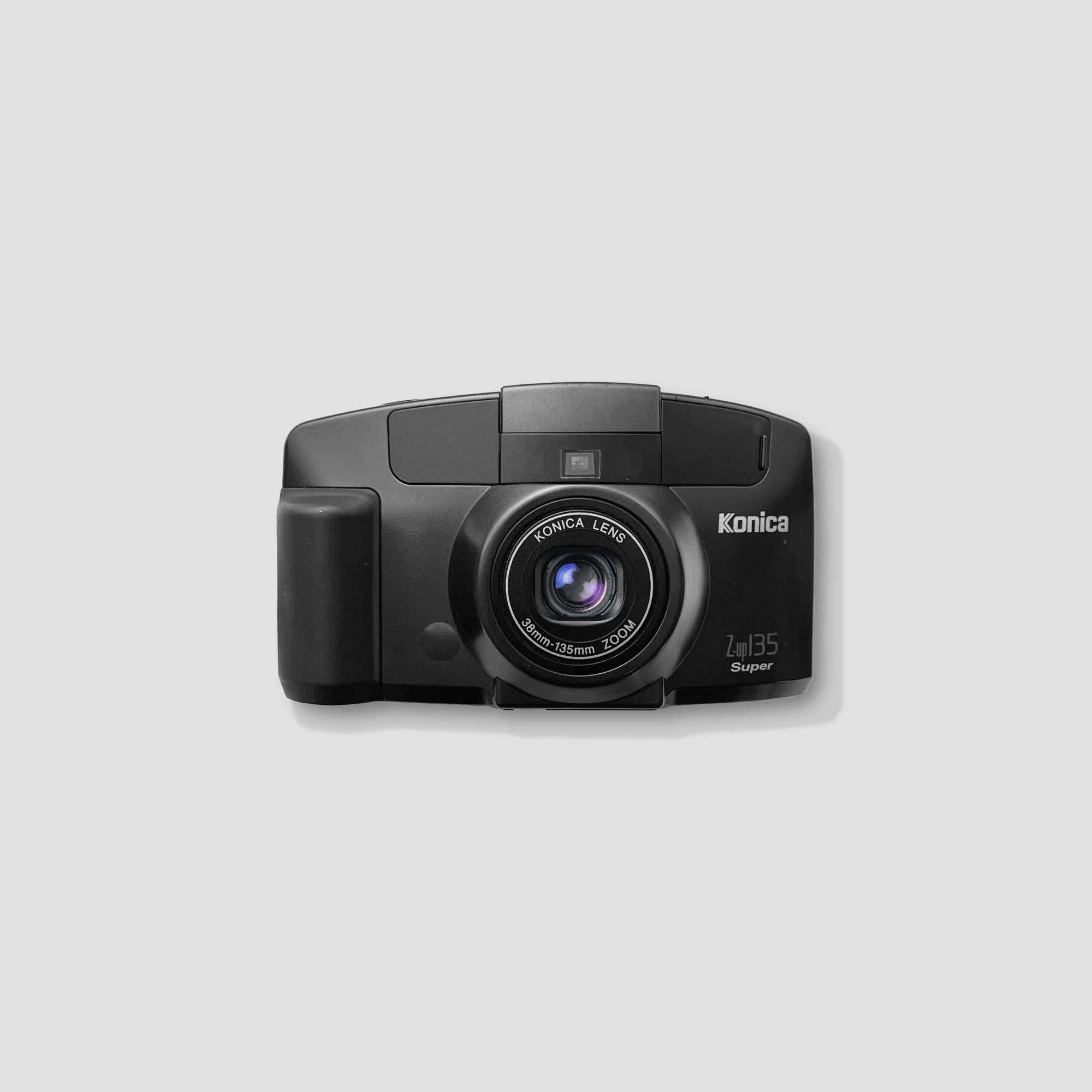 Front view of the Konica Z-Up 135 Super compact film camera showing its sleek design