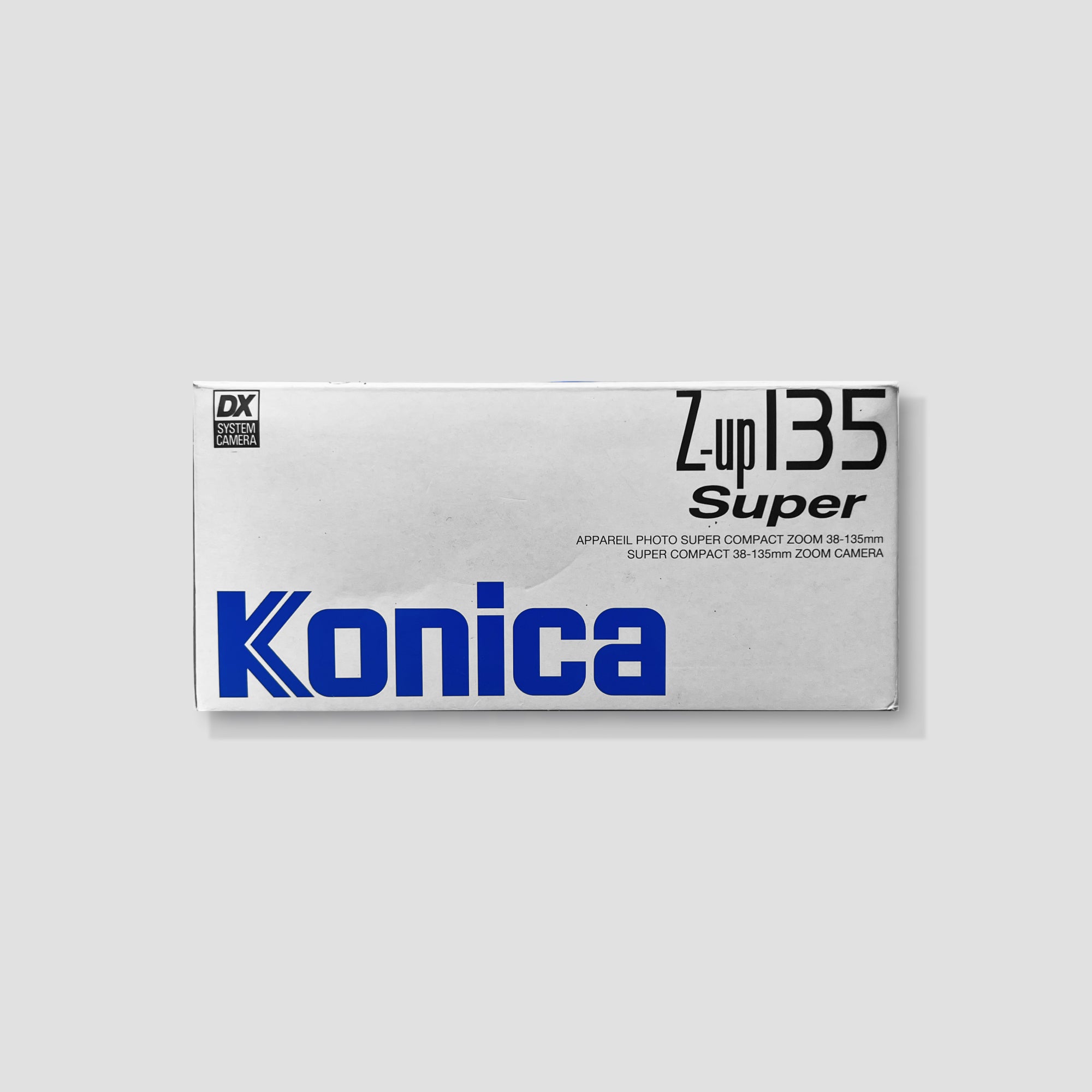 Front view of the Konica Z-Up 135 Super compact film camera showing its sleek design