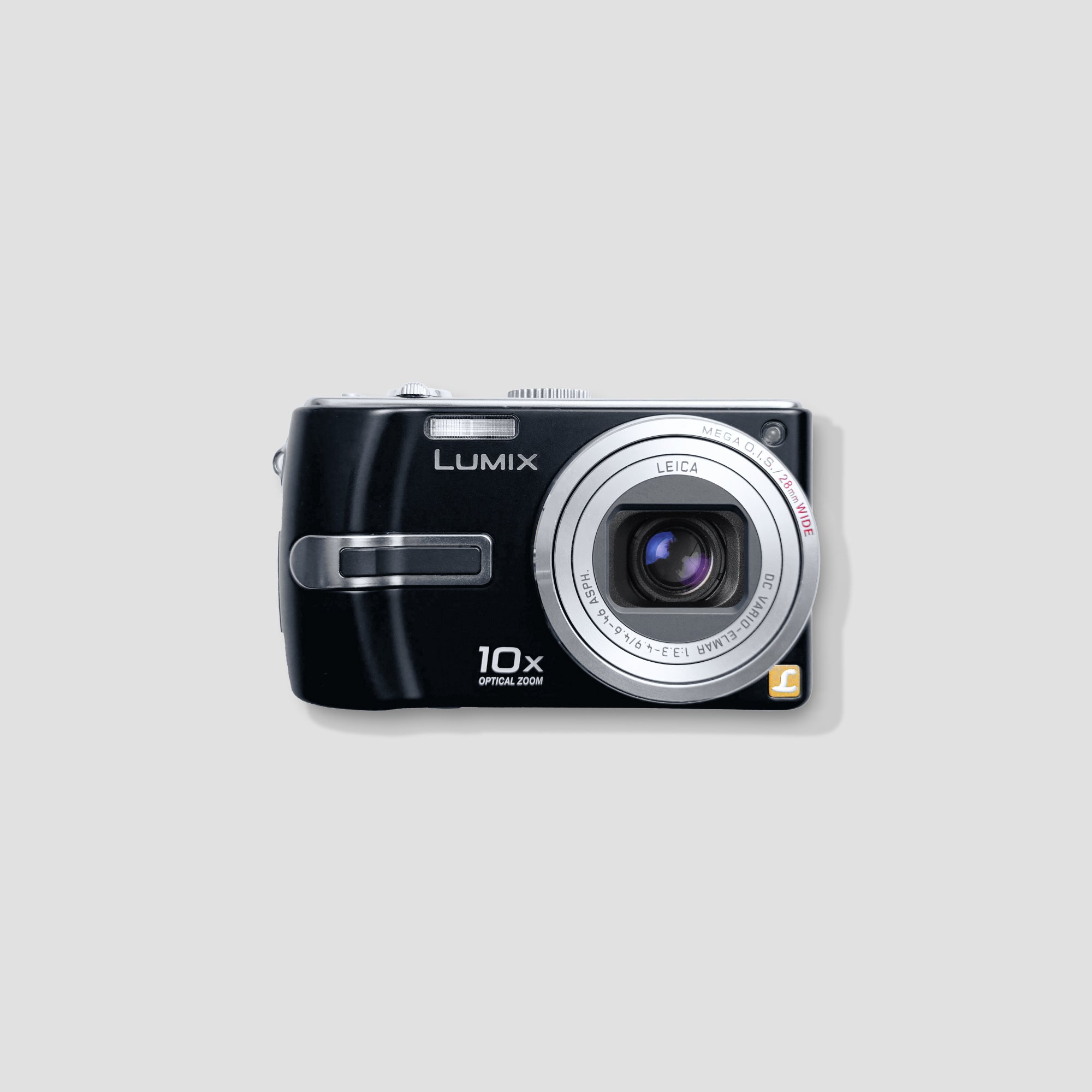 Panasonic Lumix TZ3 travel zoom camera with Leica lens and compact design perfect for travel photography
