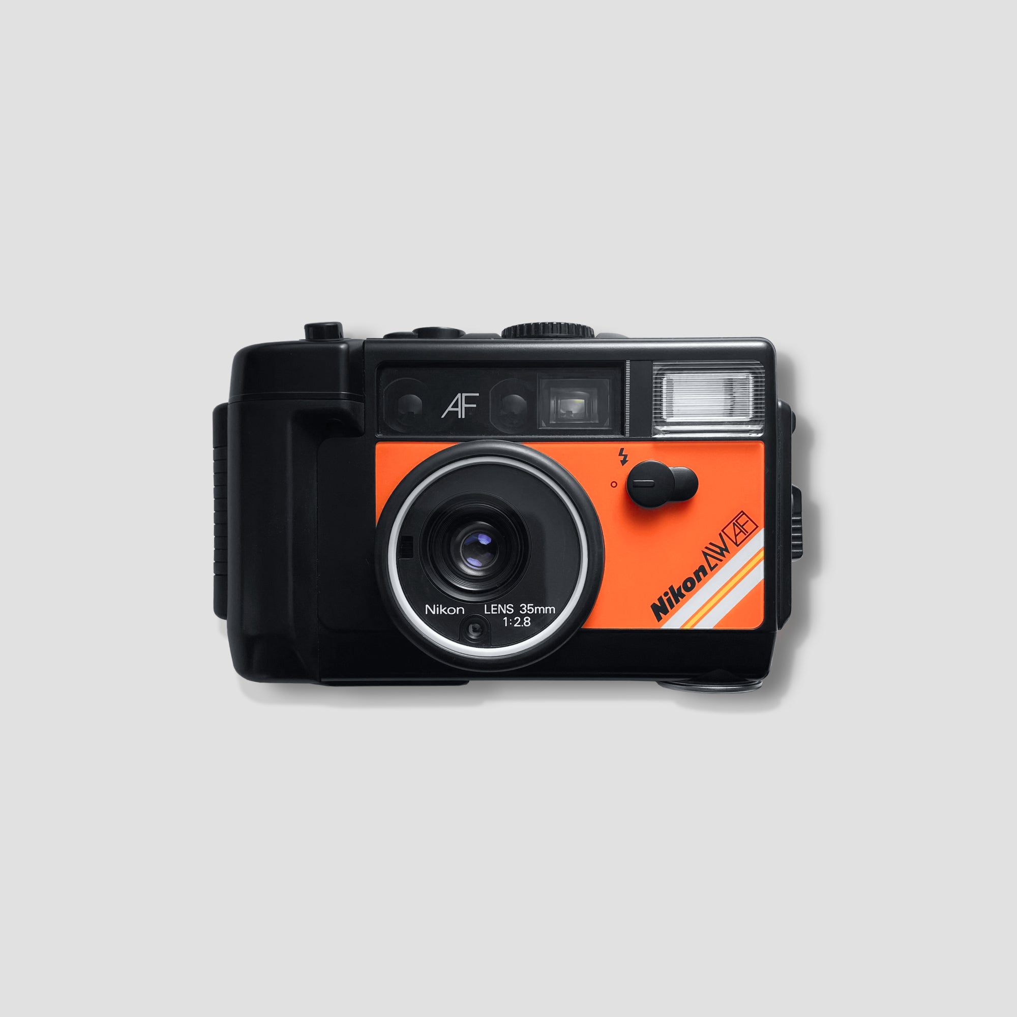 Nikon L35AW underwater camera showing its rugged design for snorkeling.