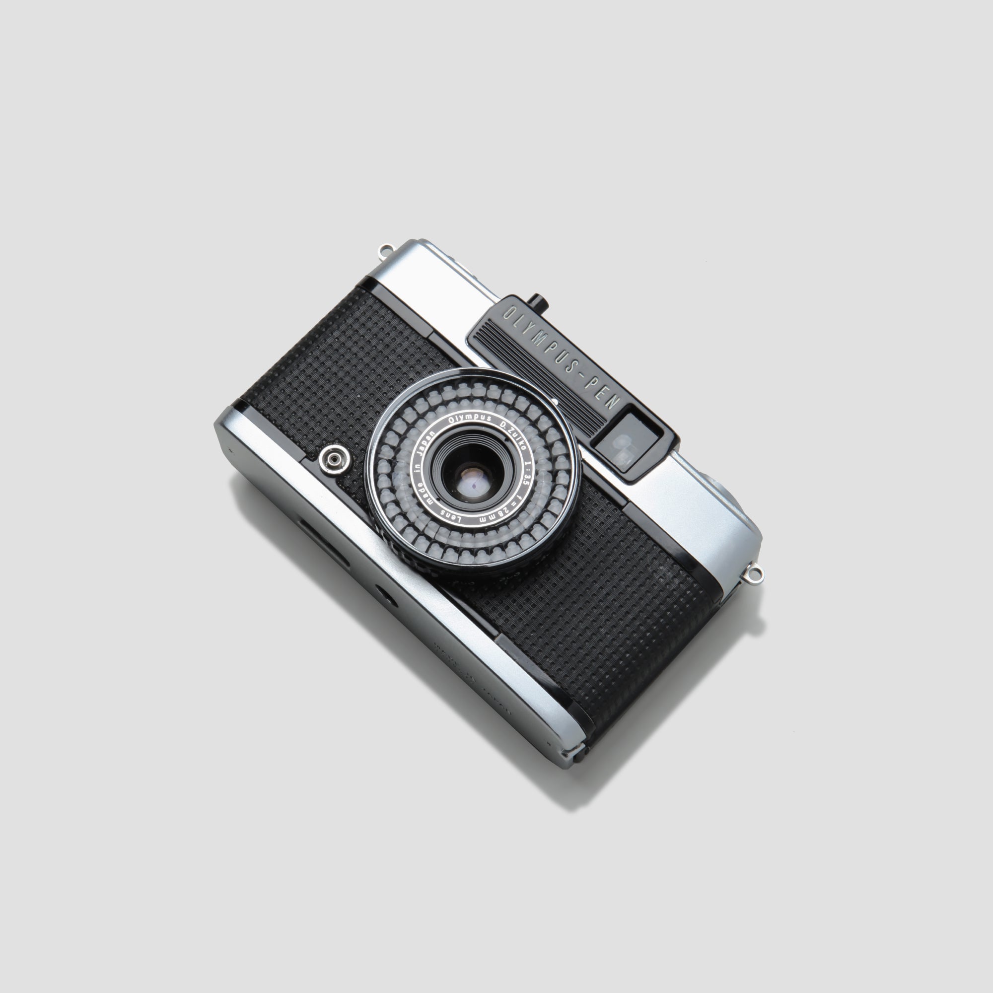 Interior shot of the Olympus Pen EE-3 showing film loading process