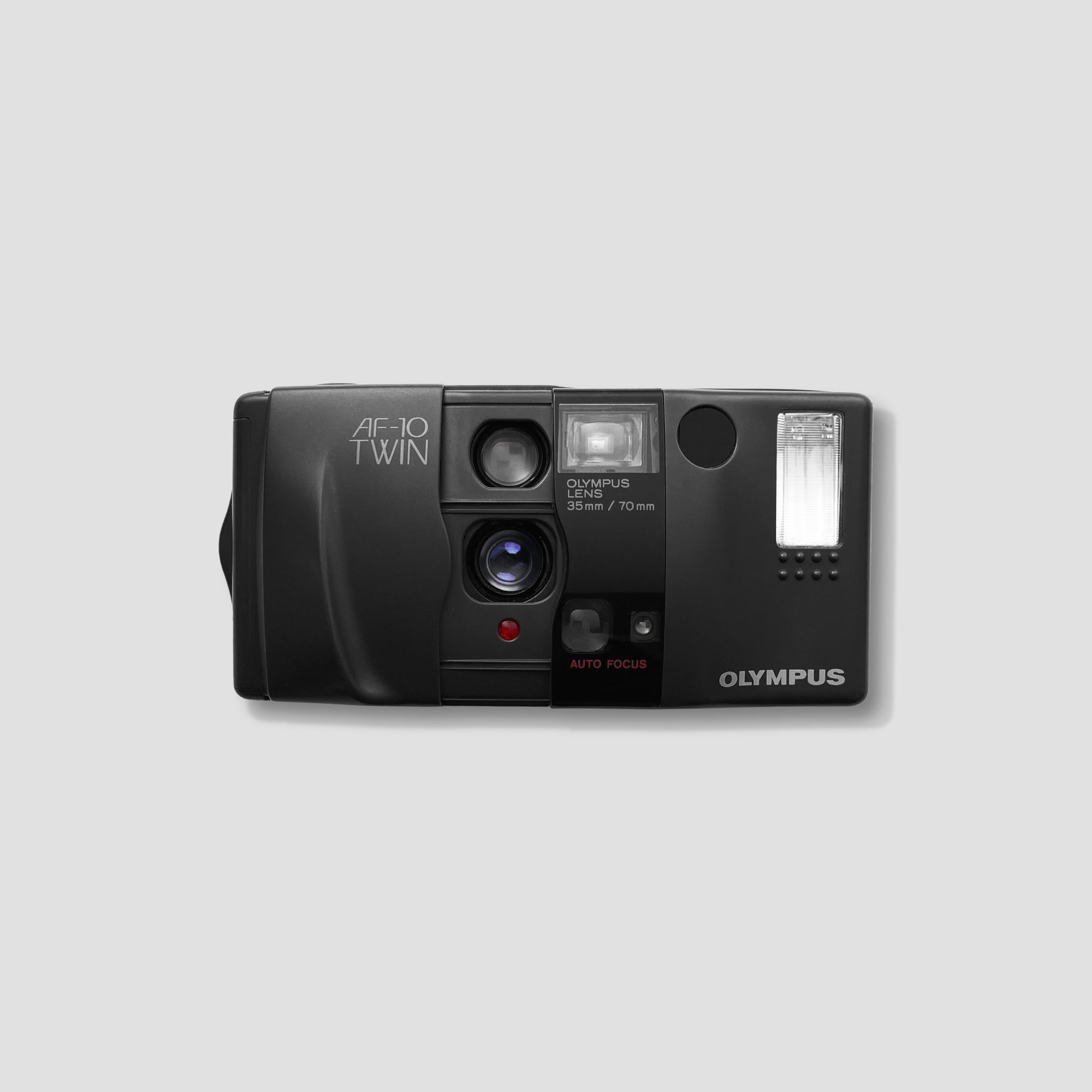 Olympus AF-10 Twin compact 35mm camera with dual focal lengths for casual photography