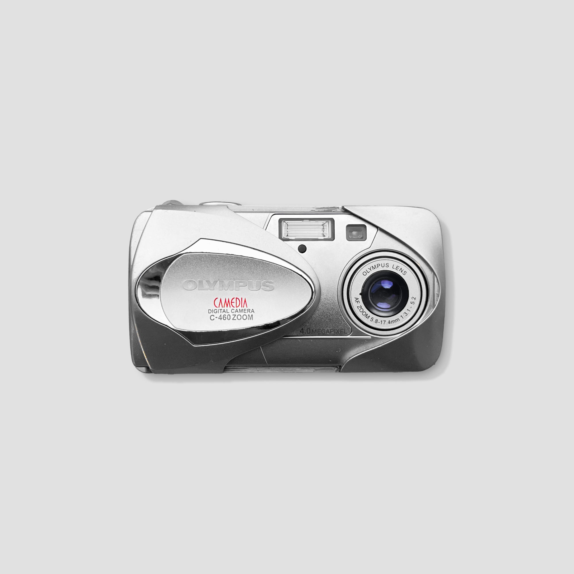 Olympus Camedia C-460 Zoom showing its compact design and 3x optical zoom lens