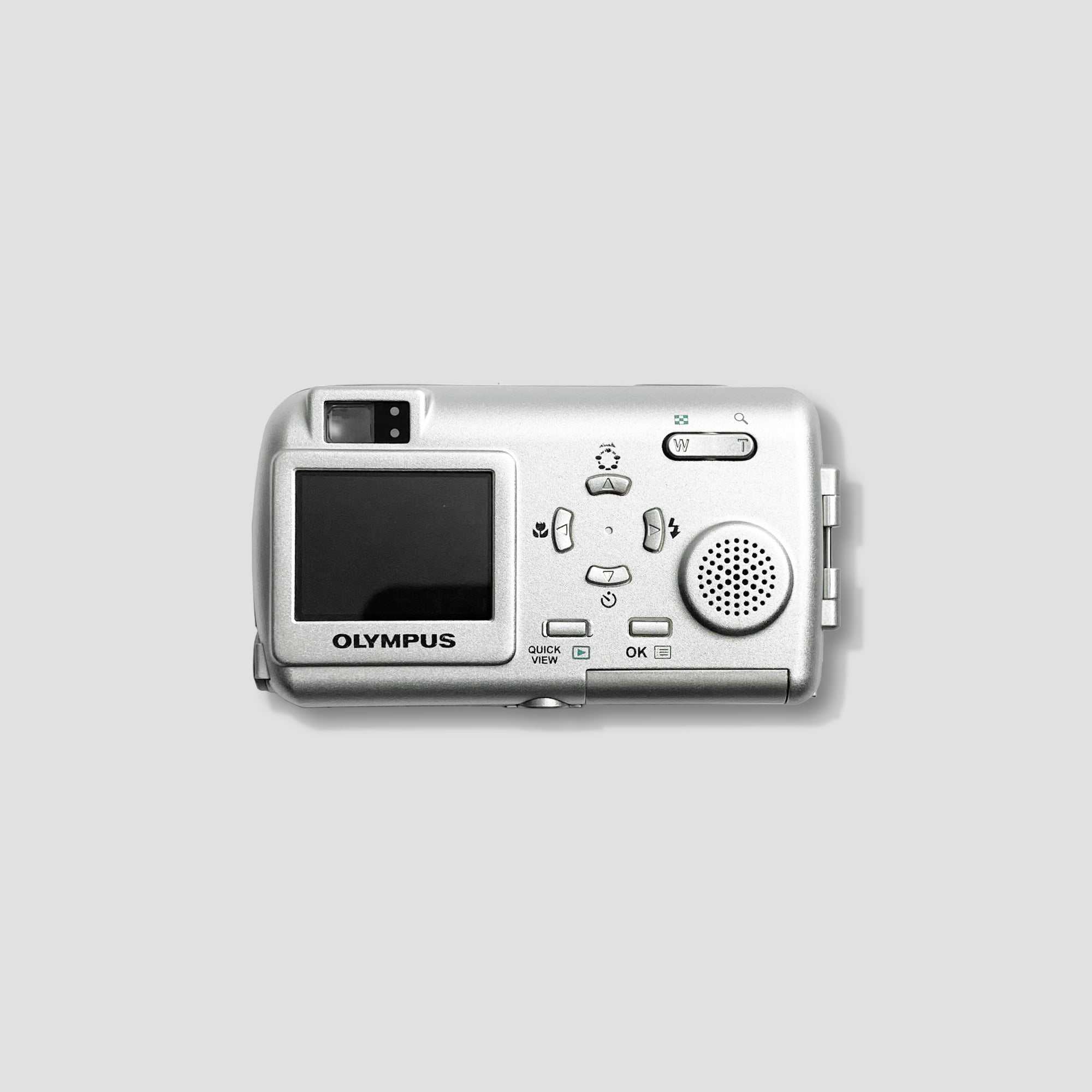 Olympus Mju Digital 410 camera showcasing its sleek design and weather-resistant features.