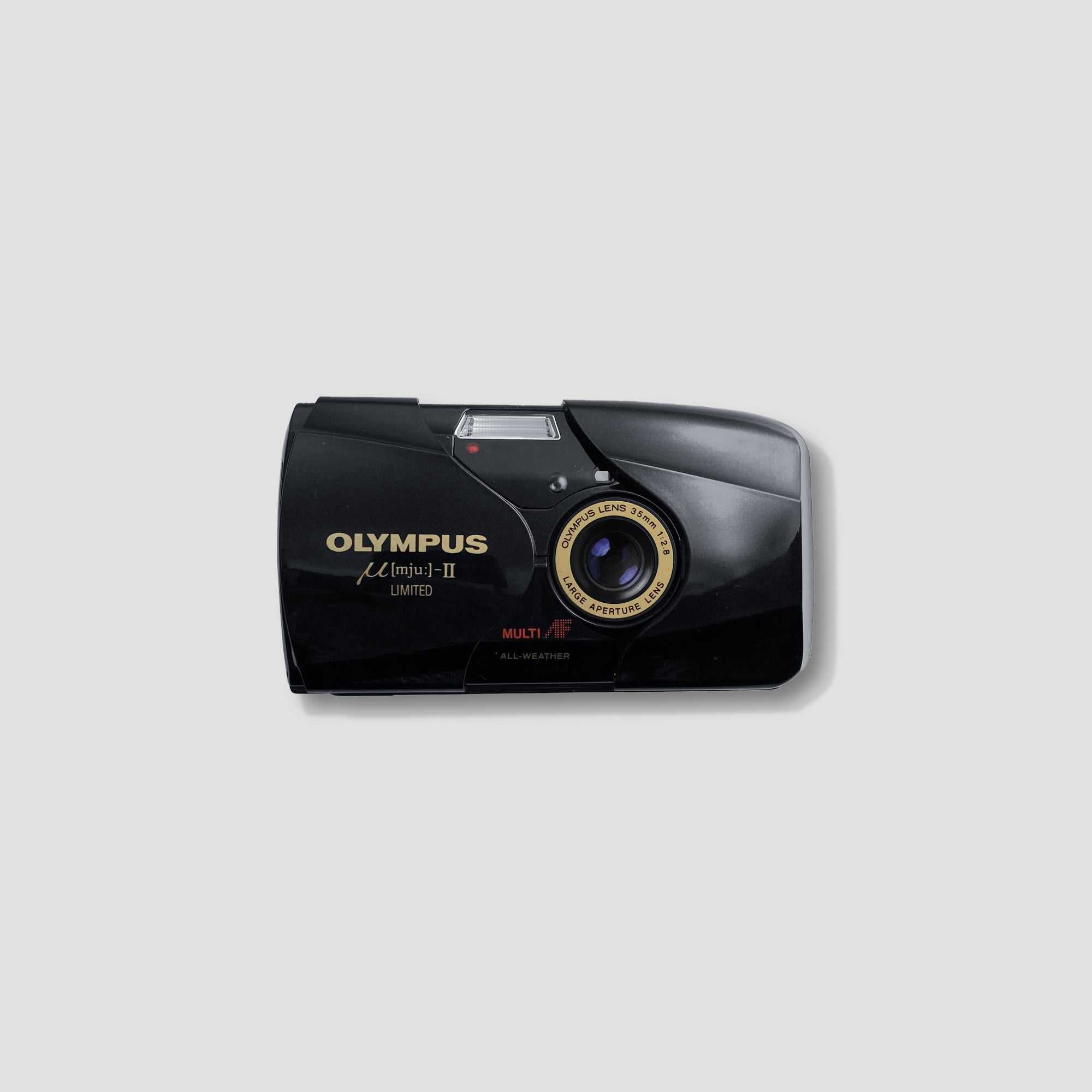 Side view of the Olympus MJU II Limited Edition for sale, showcasing its stylish design