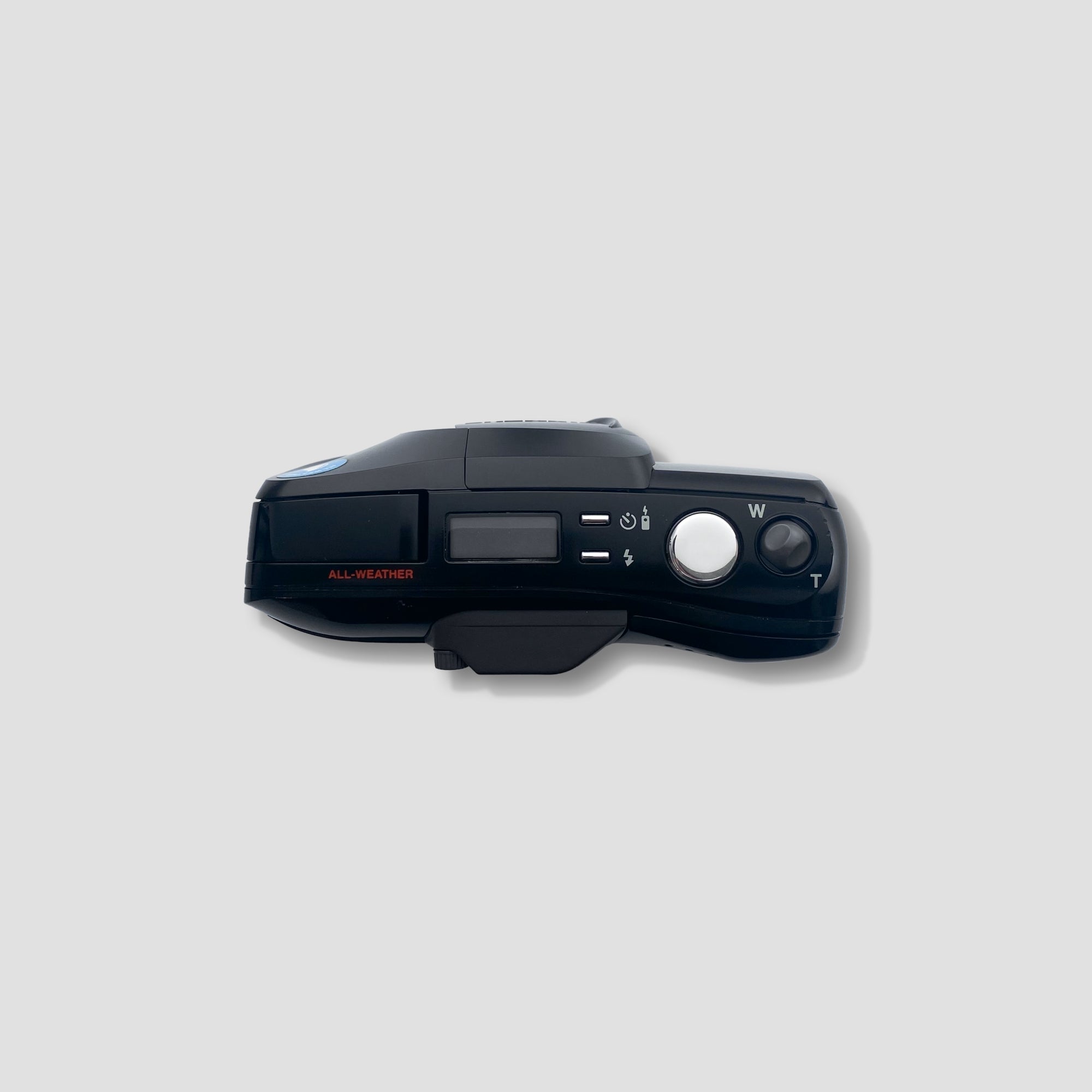 User -friendly Olympus camera showing the lens zoom feature.