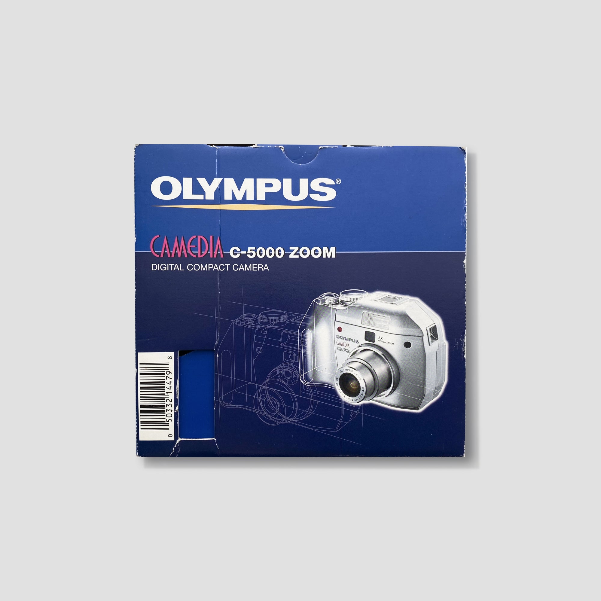 Side angle of optical zoom camera highlighting compact travel-friendly design