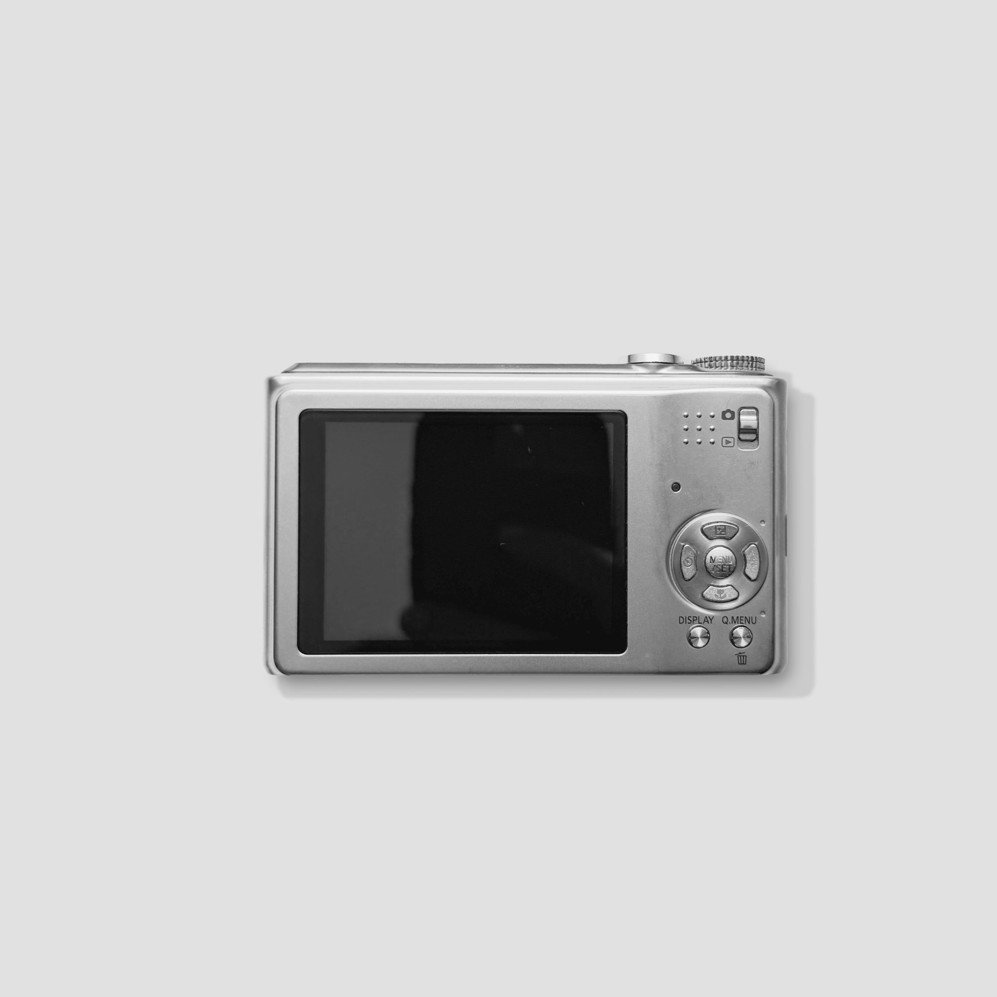 Close-up of the Panasonic Lumix DMC-LX1 showcasing its 8.4-megapixel CCD sensor and sleek design.