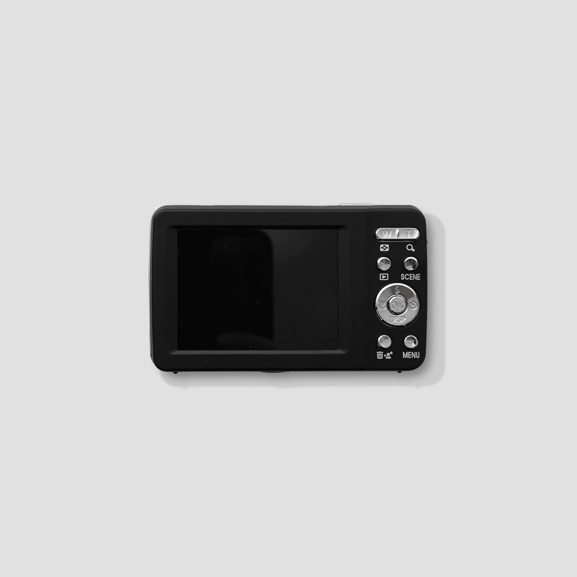 Close-up of the cameras controls and LCD screen for easy operation