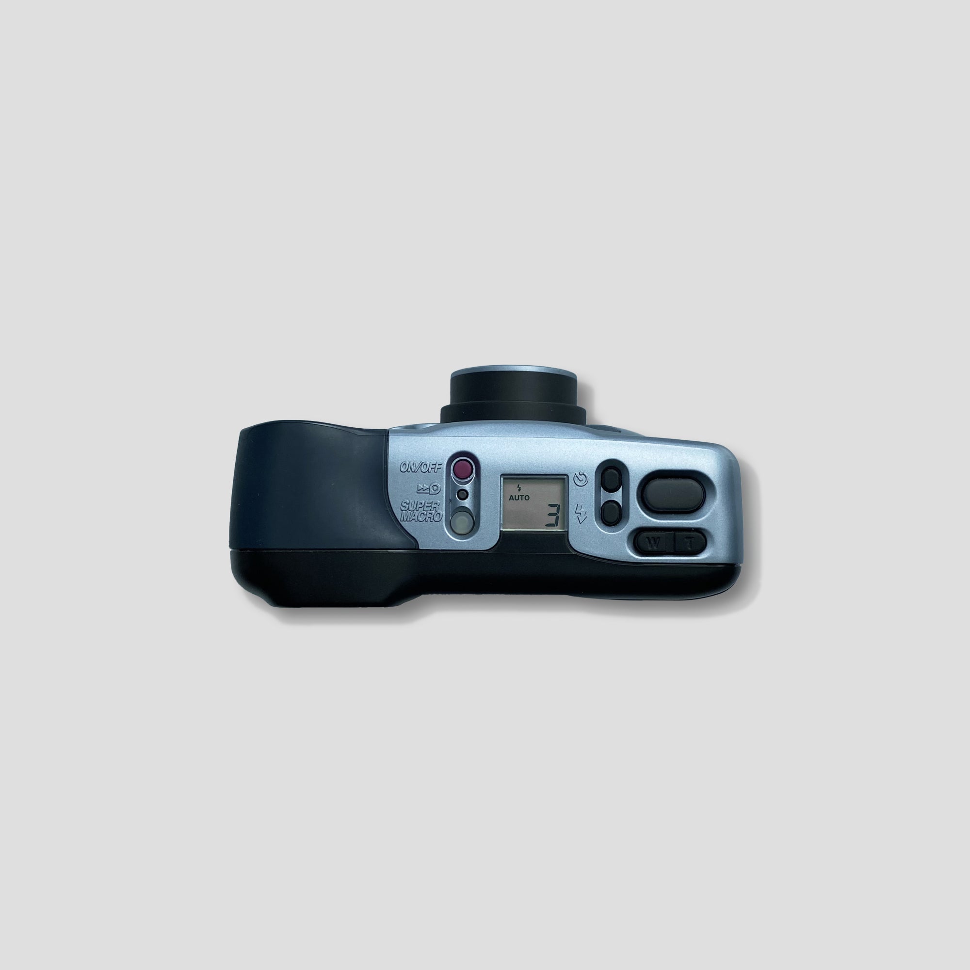 Close-up of Polaroid 6300Z autofocus feature capturing a beautiful sunset