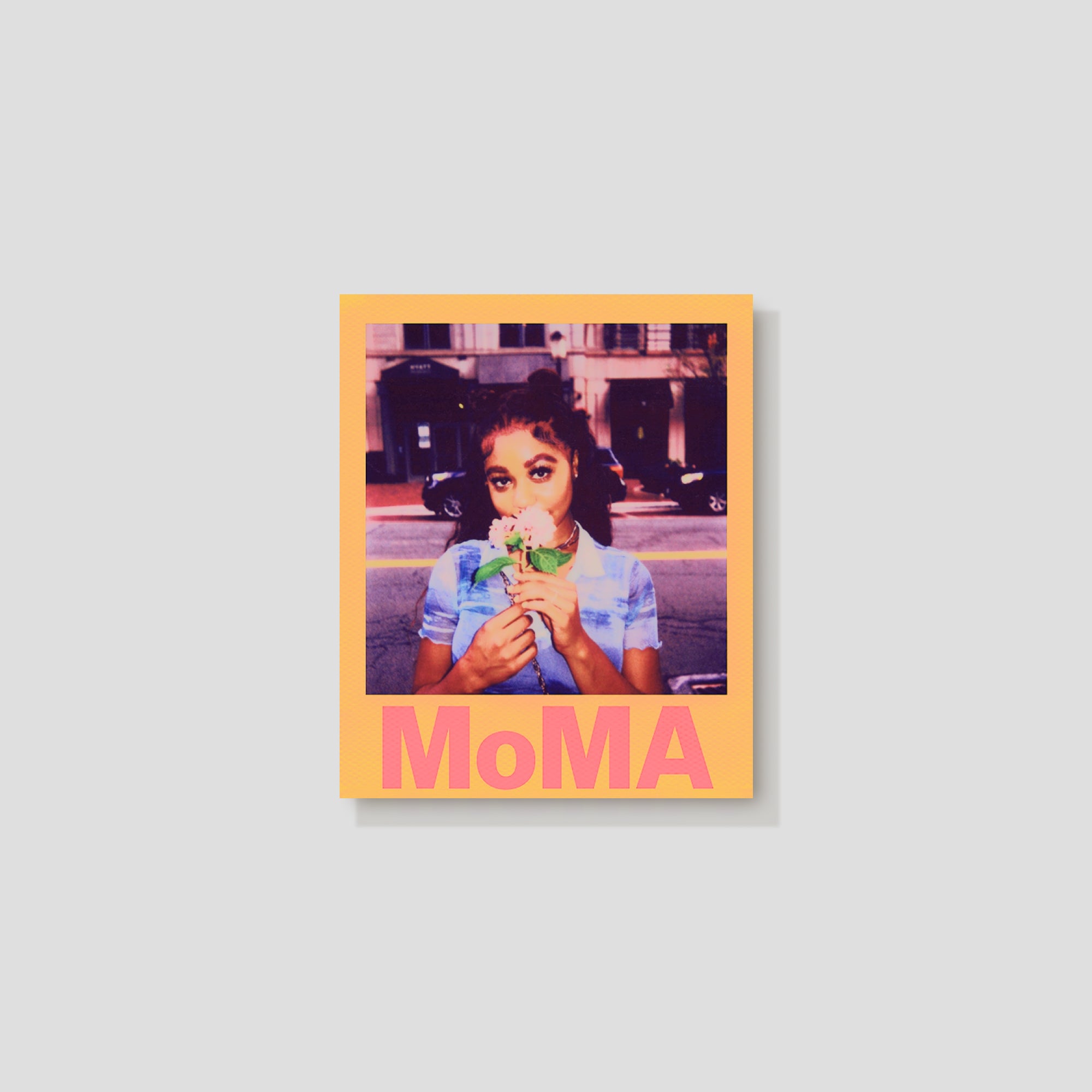 Sample of colorful Polaroid images produced with MoMA Edition instant film