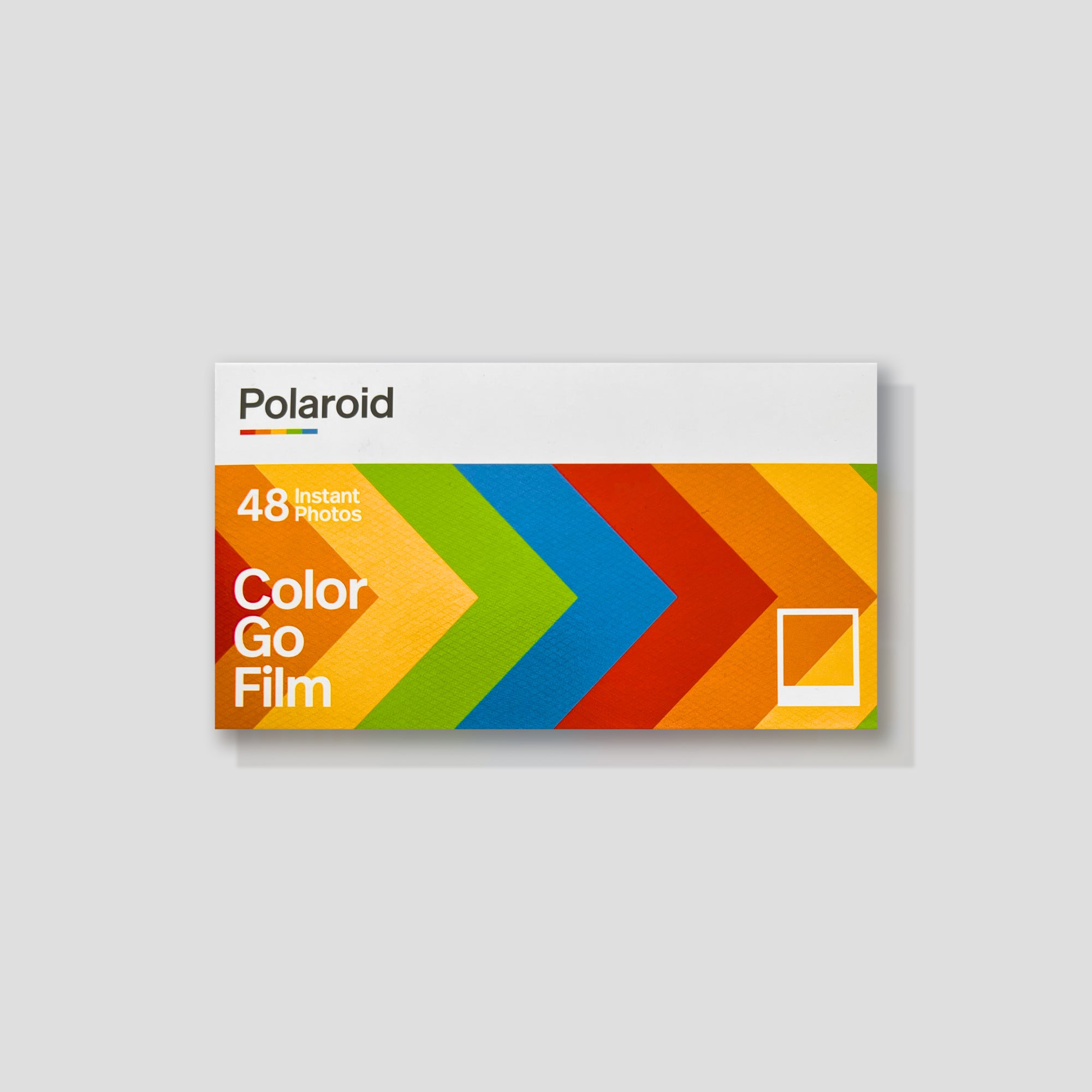 Polaroid Go camera with film loaded, highlighting the compact size and film design