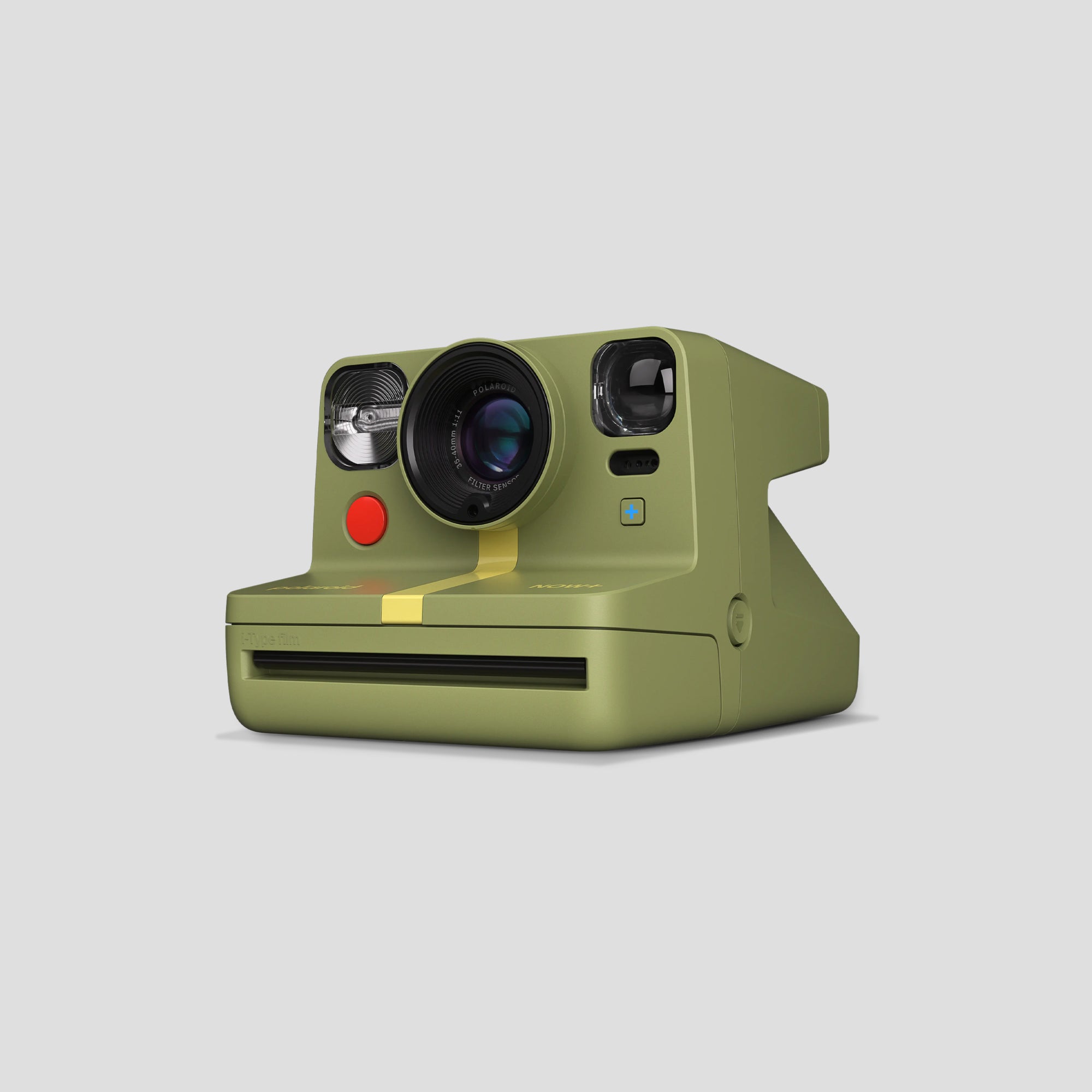 Person using the Polaroid Now+ Gen 2 for instant photo printing outdoors