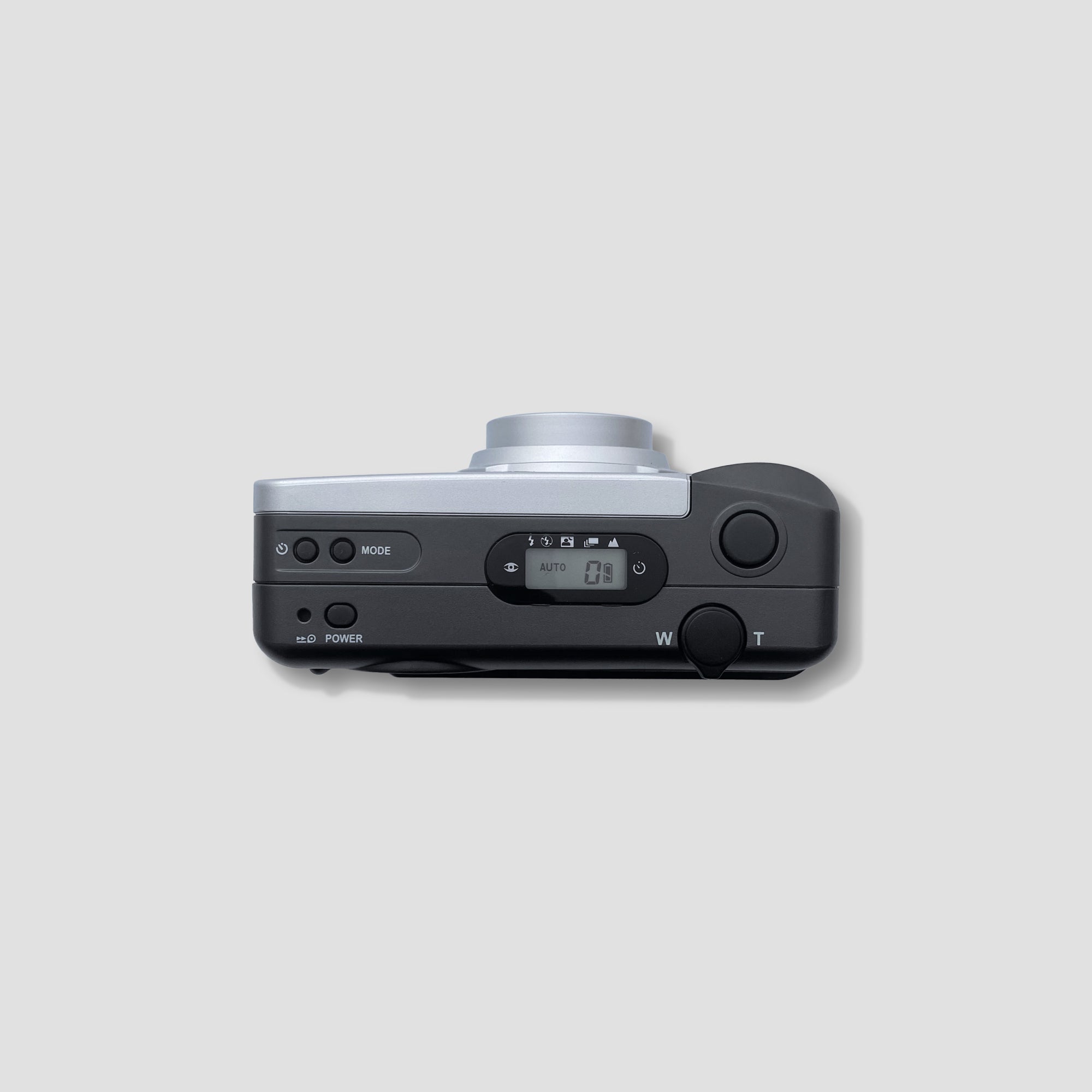 Side angle shot demonstrating the compact design of the Premier 35mm film camera