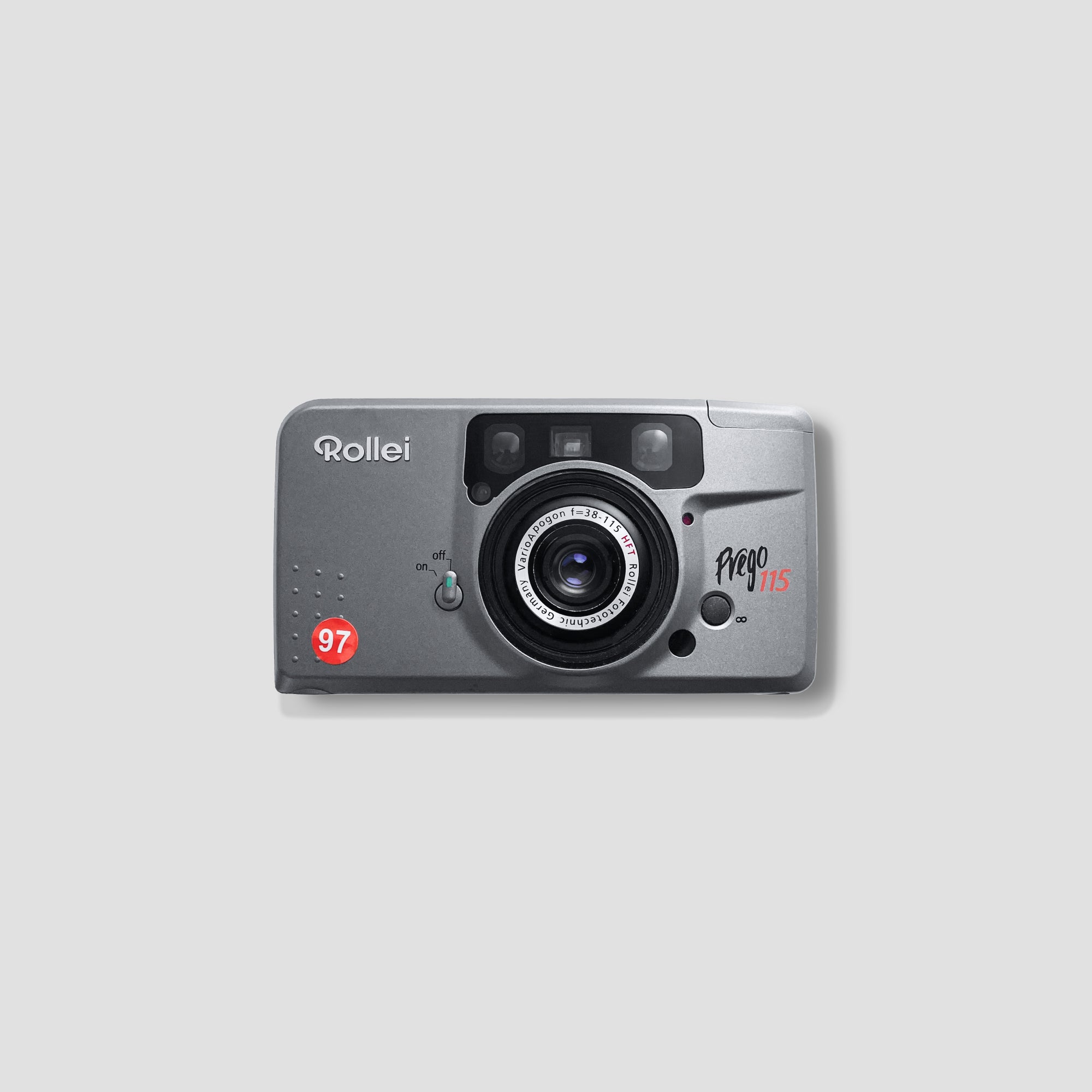 Rollei Prego 115 camera with zoom lens ready for travel photography