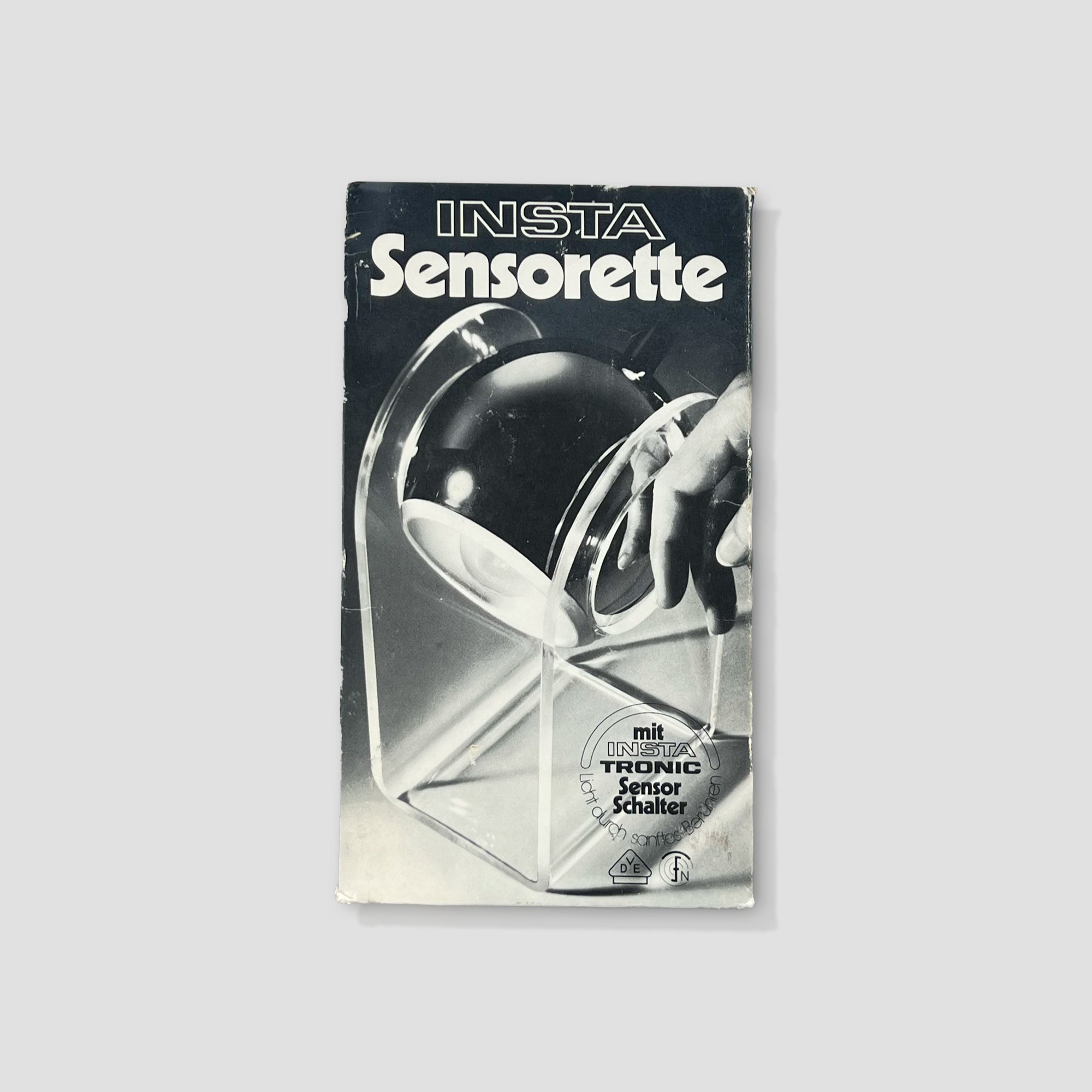 Retro Space Age Touch Sensor Lamp showcasing its aluminum and plexiglass design.