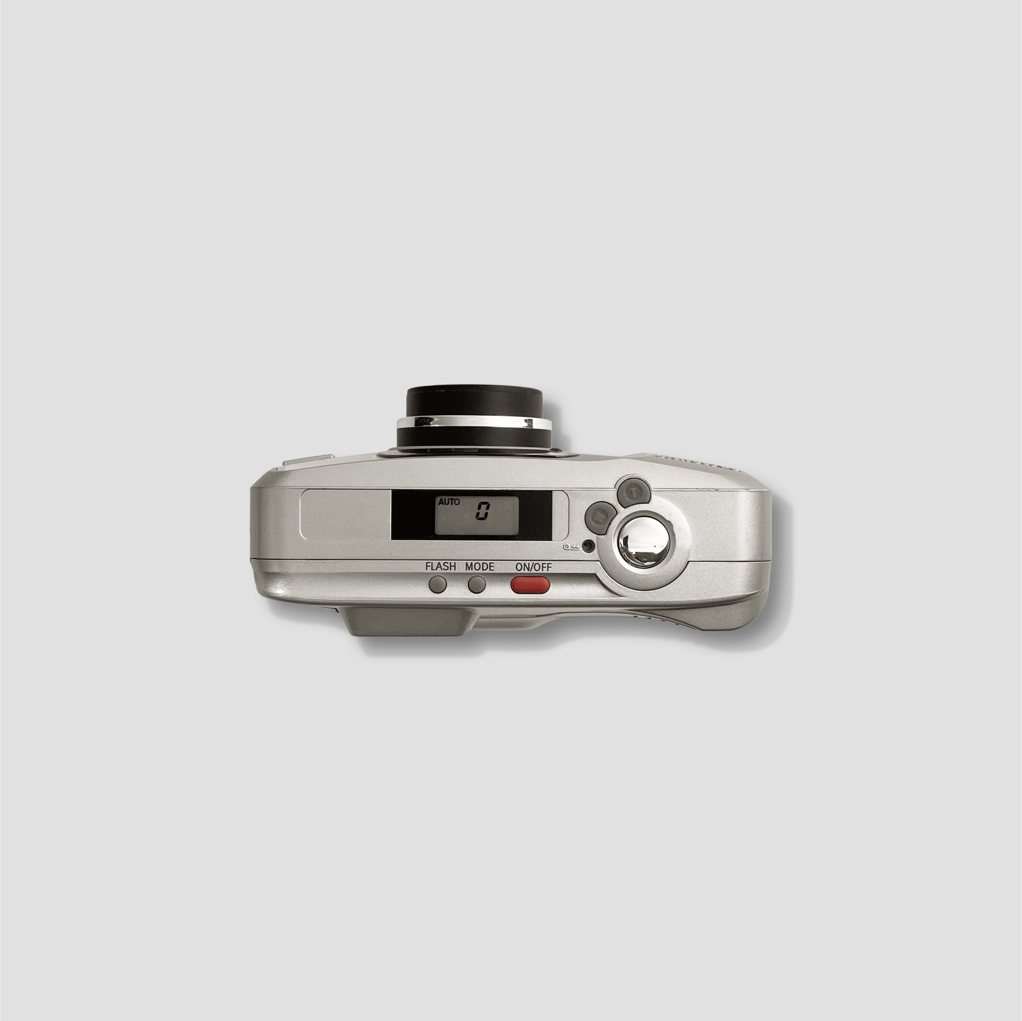 Person holding the Samsung Maxima Zoom 70GL for casual photography outdoors