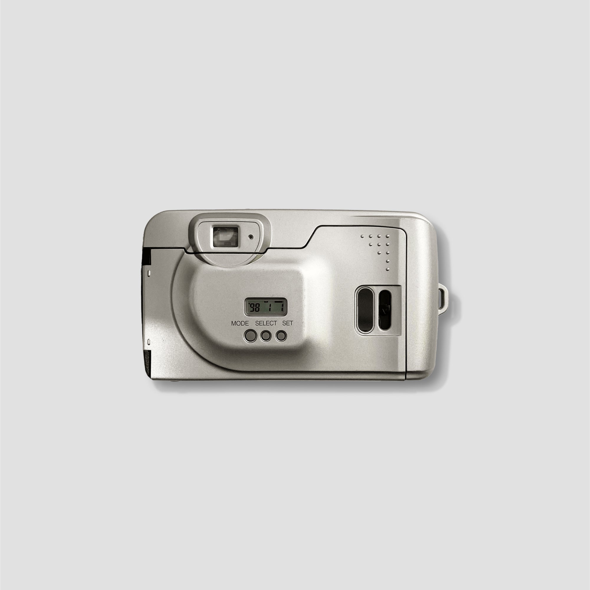Rear view of Samsung Maxima Zoom 70GL with battery compartment open