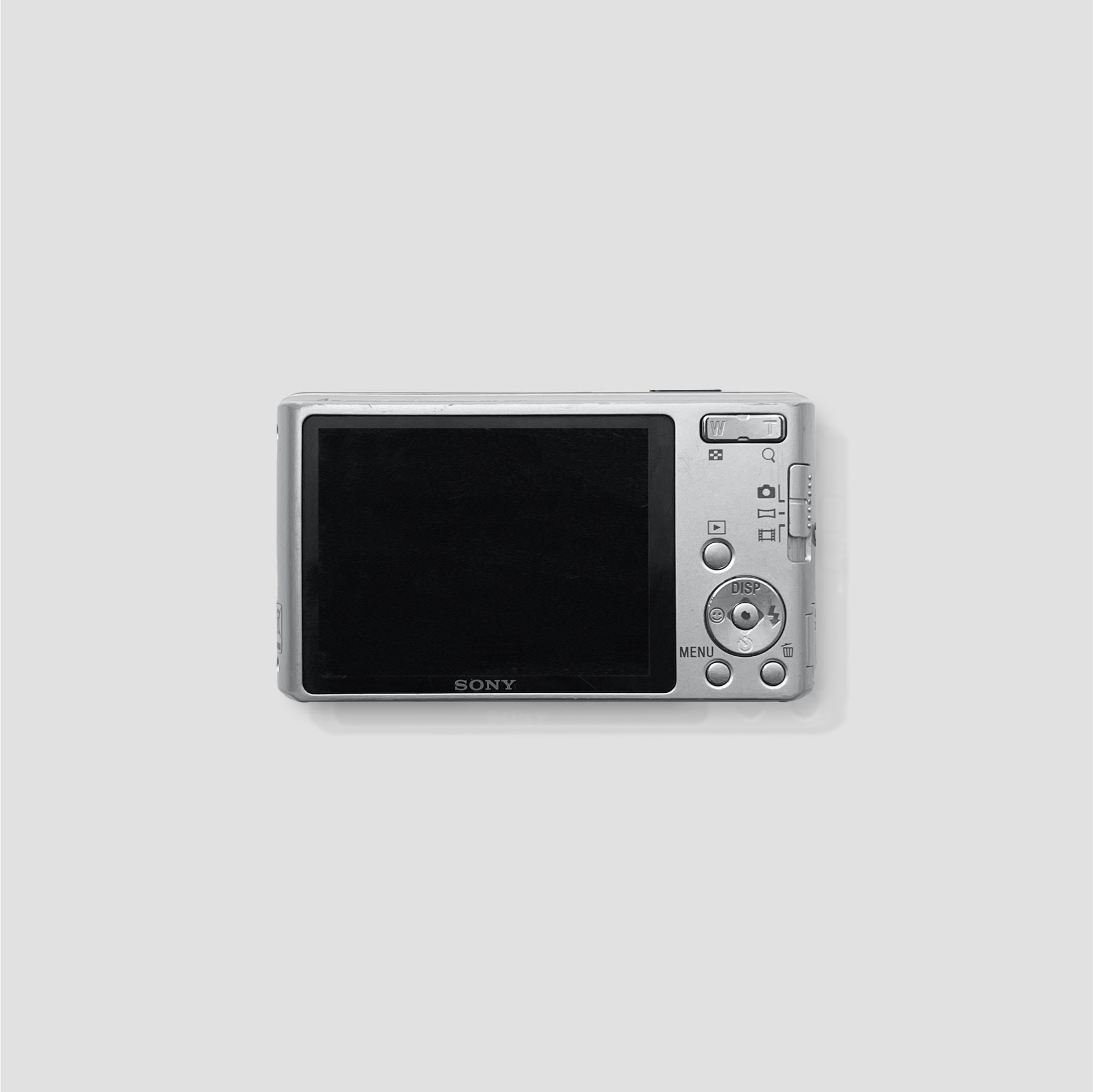 Back view of Sony Cyber-Shot DSC-W530 demonstrating simple controls