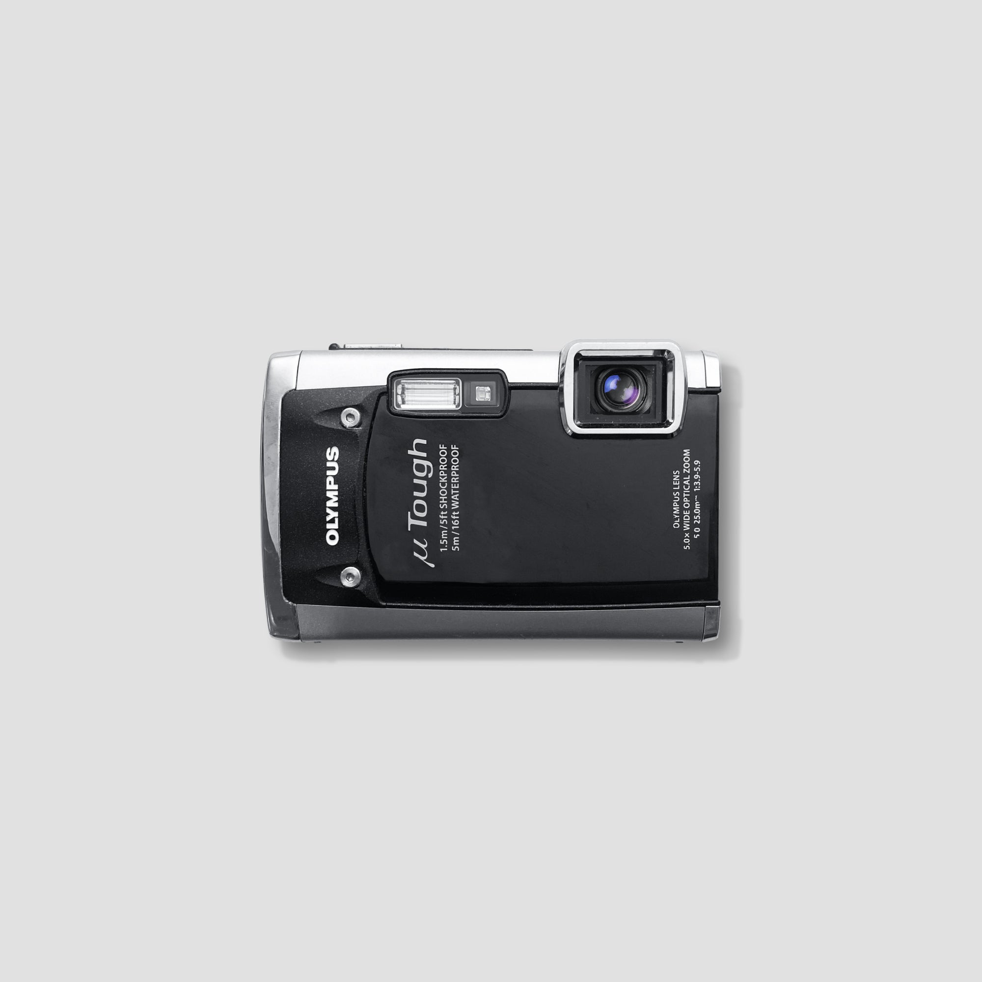 Olympus Mju Tough 6020 rugged camera in outdoor hiking environment