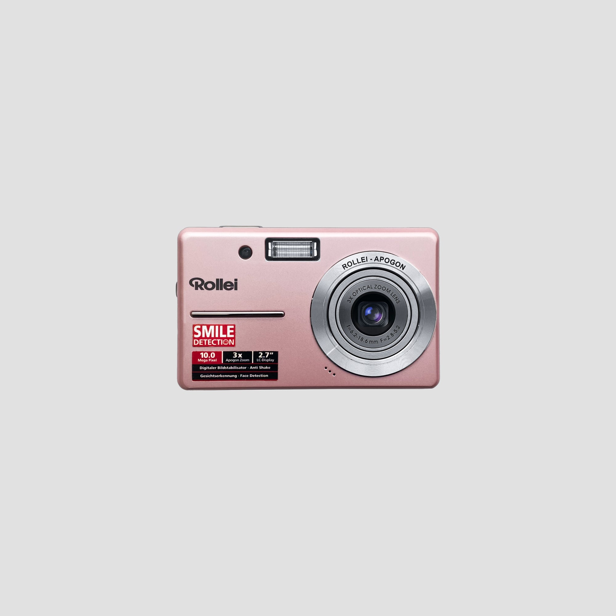 Front view of the Rollei Compactline 110 showing its compact design and high-resolution sensor