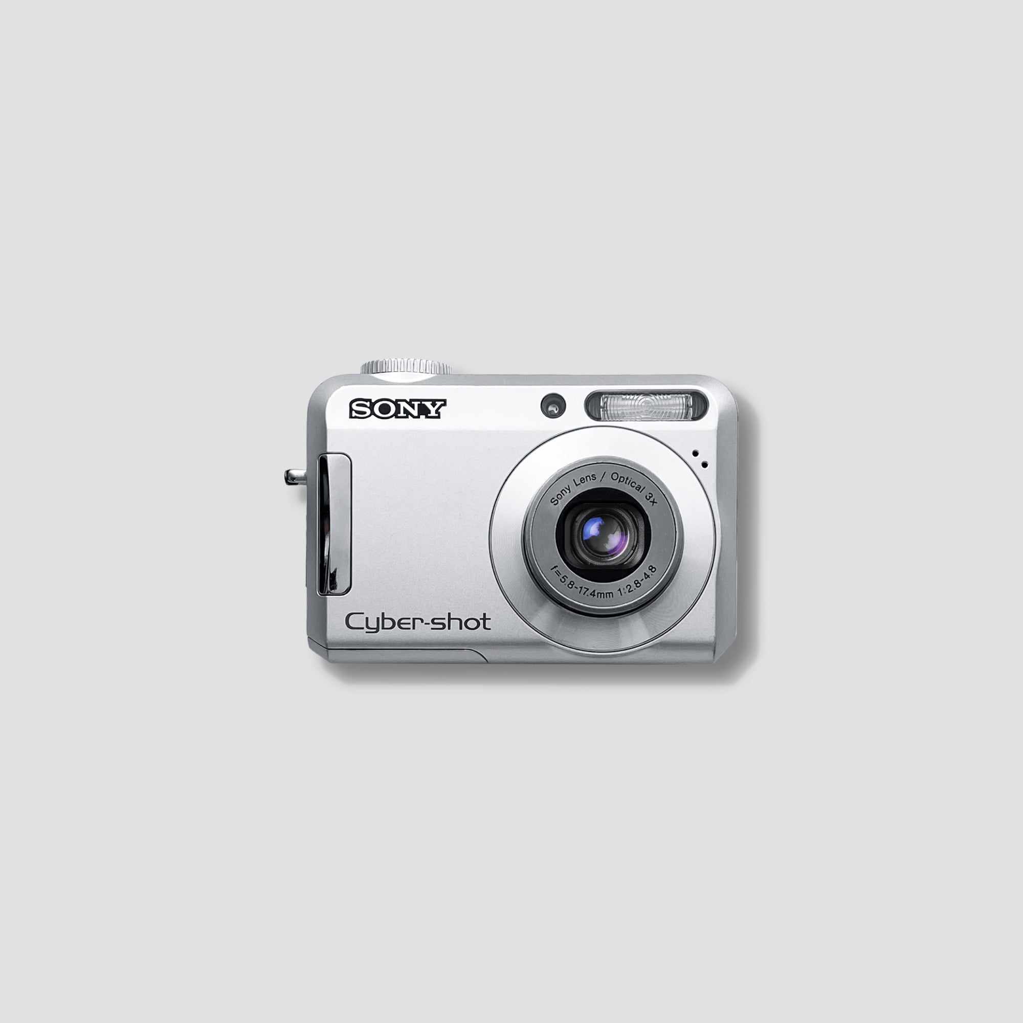 Sony CyberShot DSC-S650 showing its compact design and 3x zoom lens