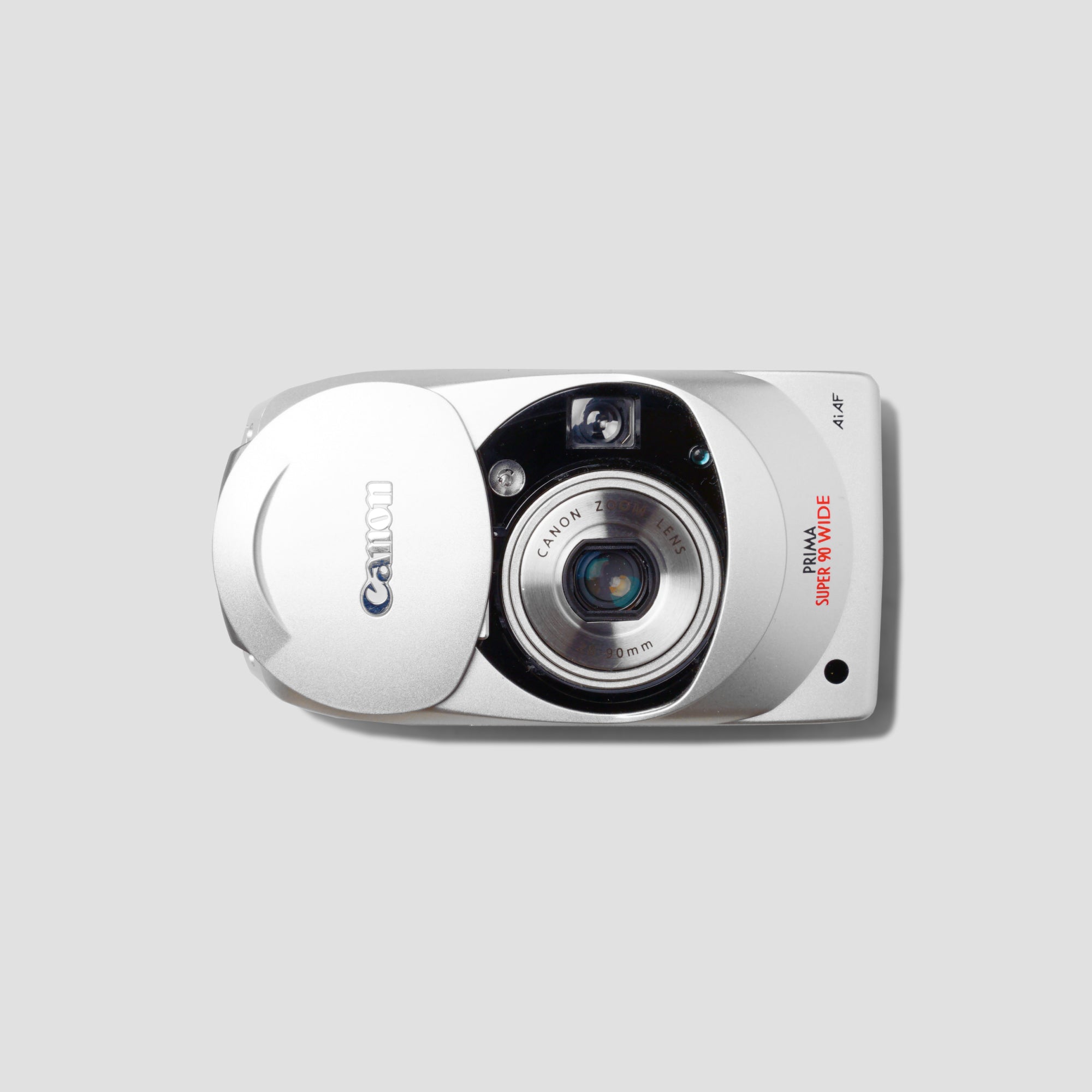 Canon Prima Super 90 Wide camera front view showing wide-angle lens