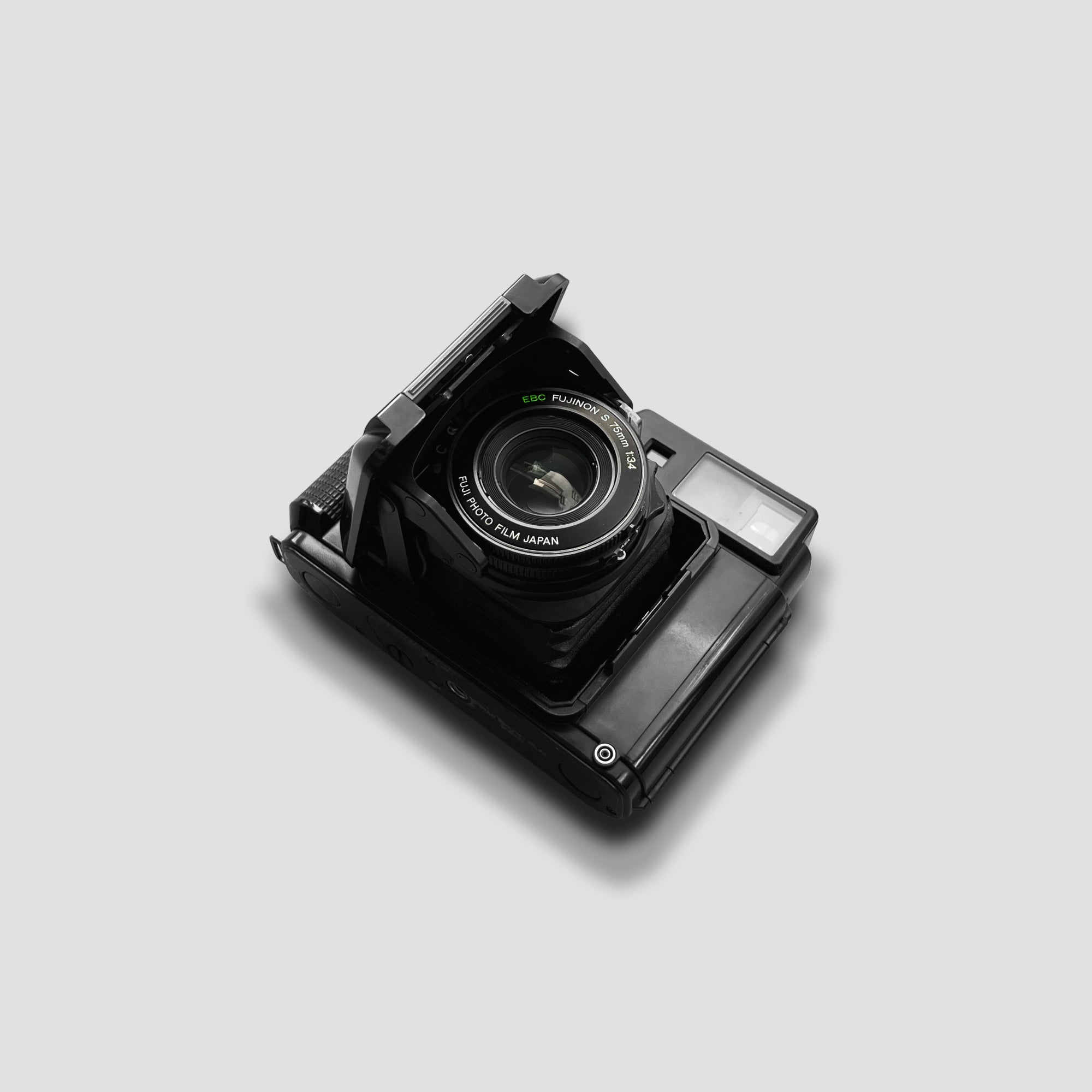 Fujifilm GS645 medium format camera front view, perfect for travel photography