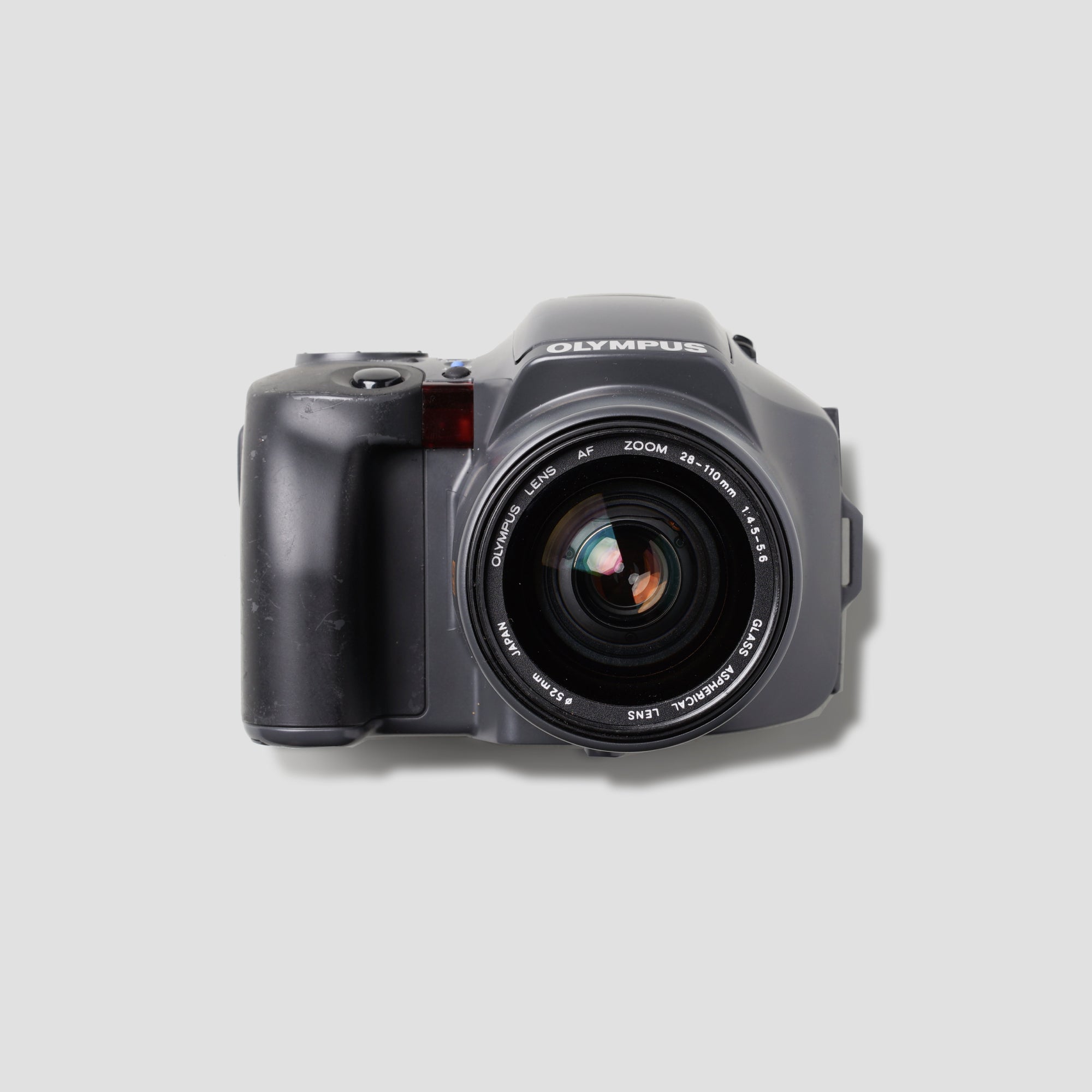 Olympus IS-10 film bridge camera with 28-110mm lens close-up